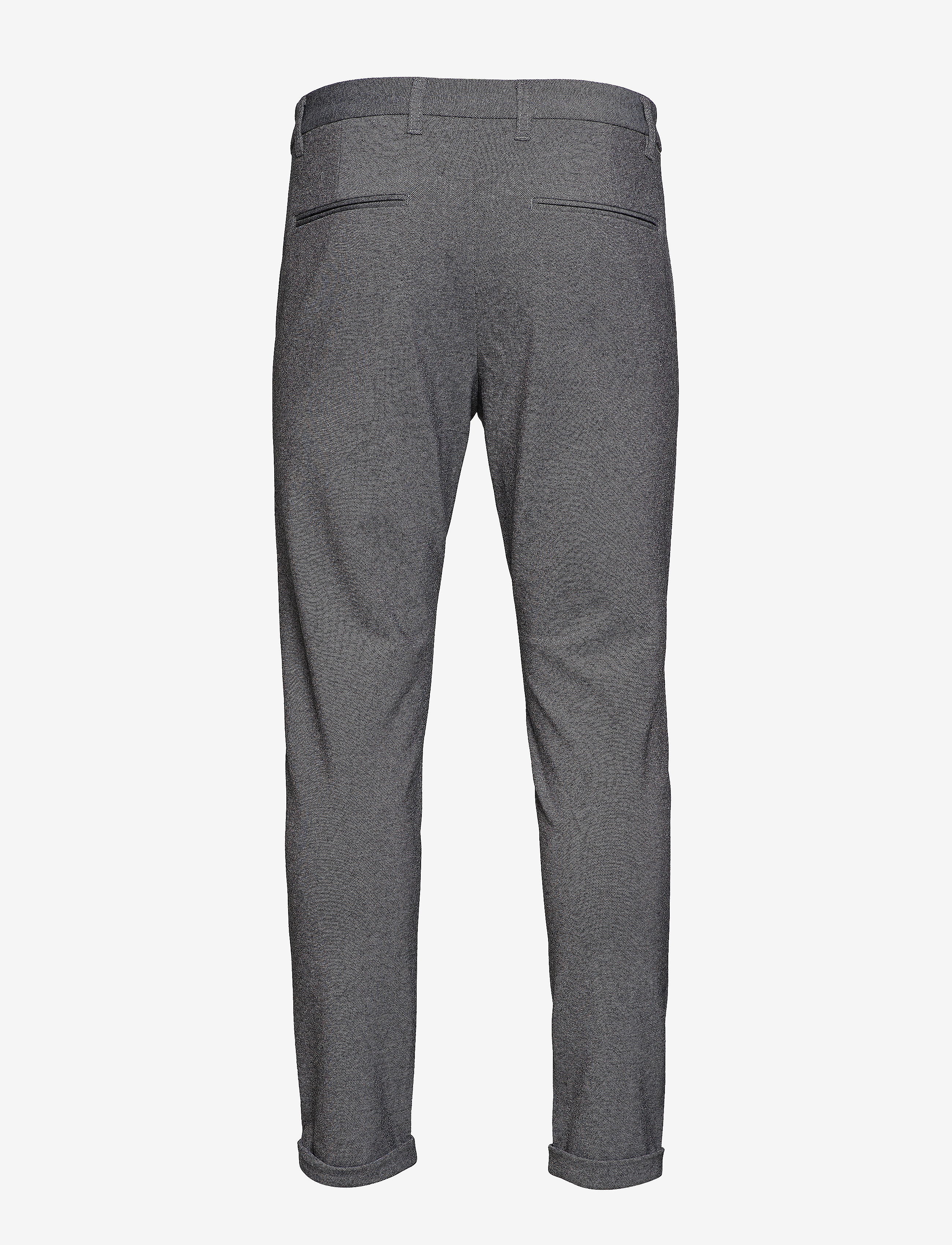 Lindbergh - Superflex knitted cropped pantSuperflex knitted cropped pant - casual byxor - grey mix - 2