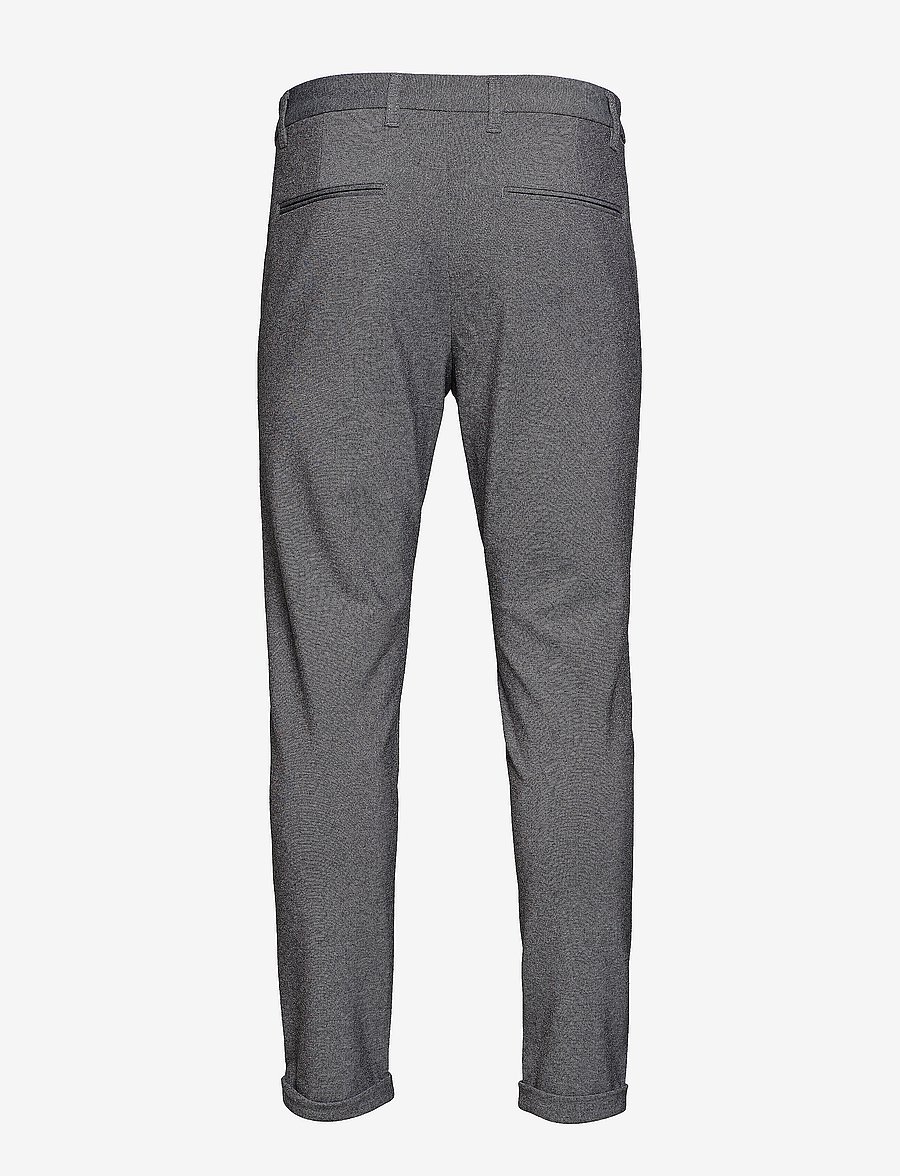 Lindbergh - Superflex knitted cropped pantSuperflex knitted cropped pant - casual byxor - grey mix - 2