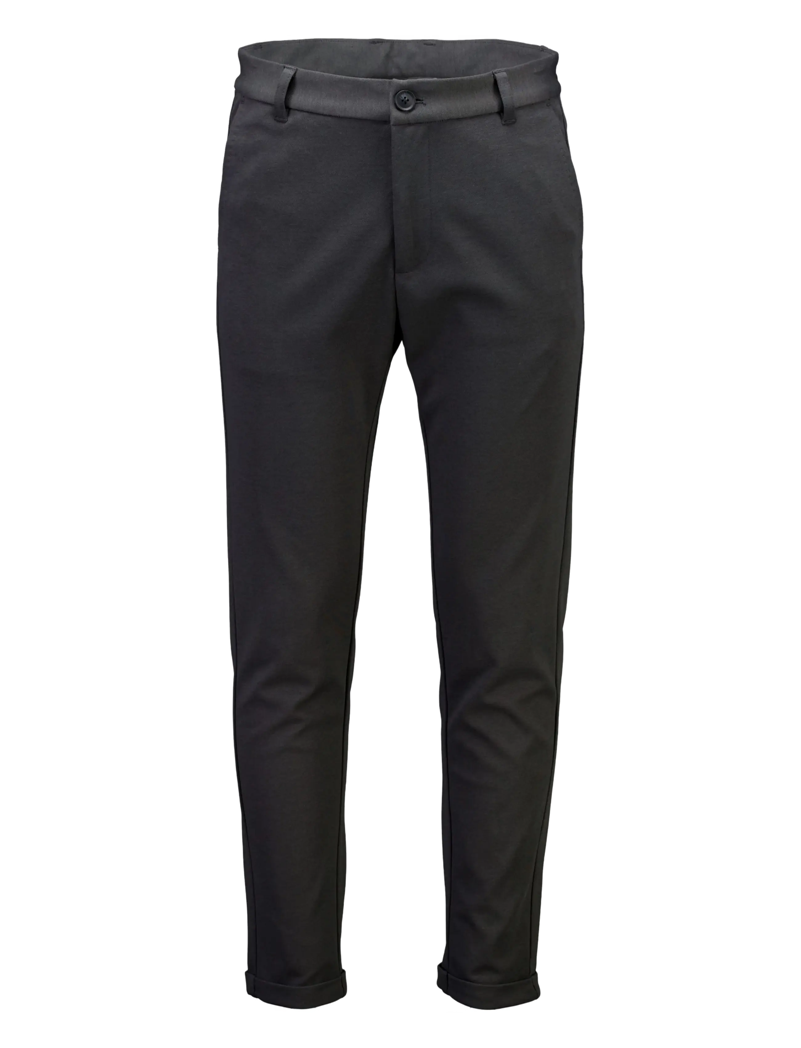 Lindbergh - Superflex knitted cropped pant - freizeithosen - ink grey - 1