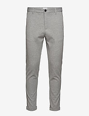 Superflex knitted cropped pant - LT GREY MIX