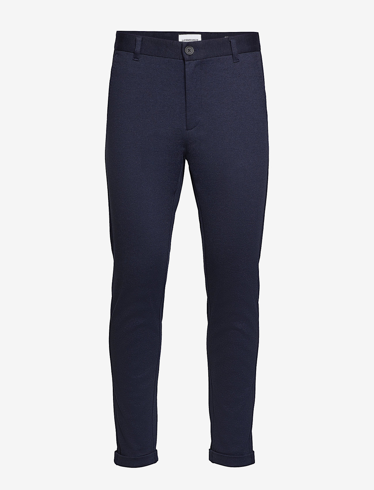 Lindbergh - Superflex knitted cropped pant - chinos - navy mix - 0