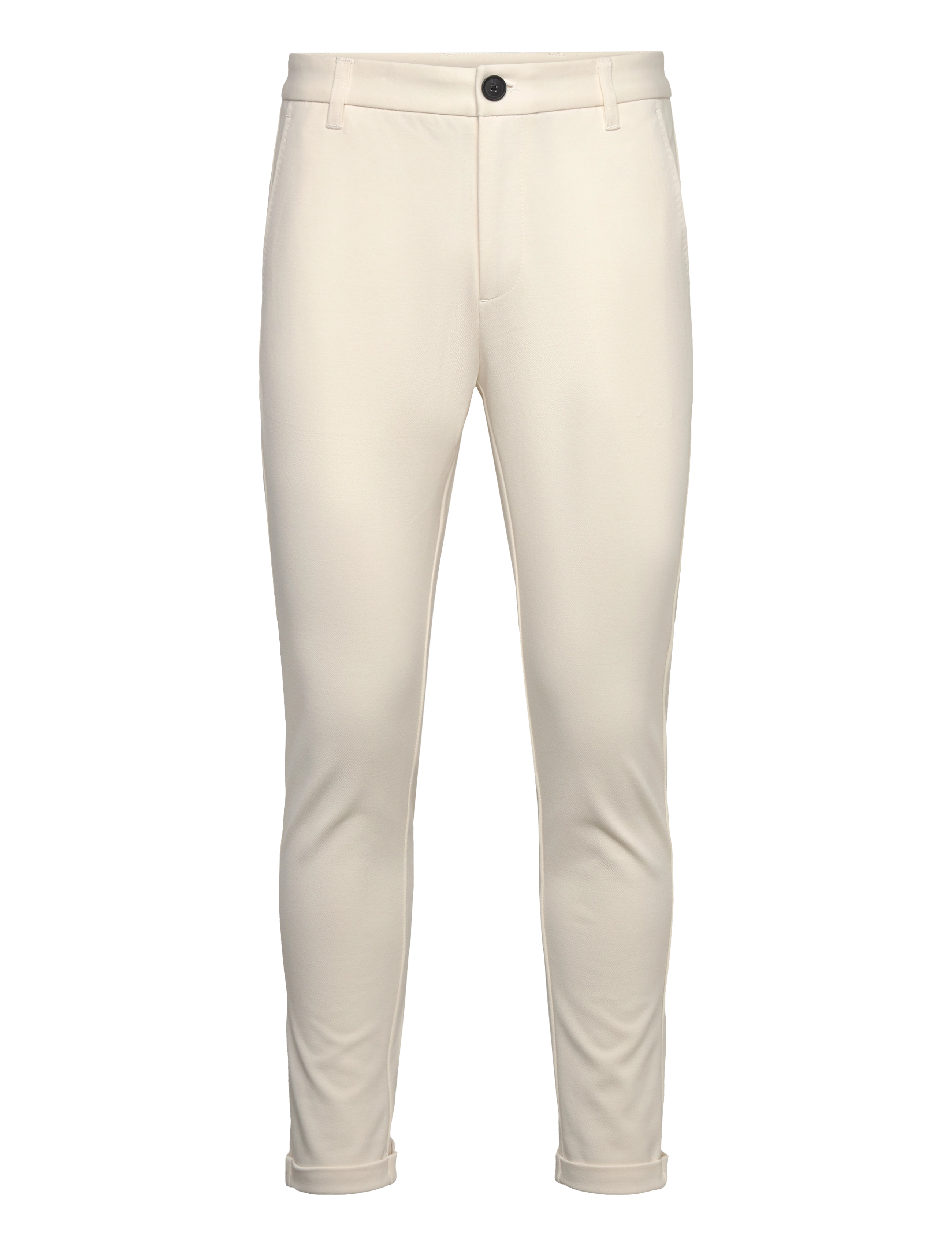 Lindbergh Superflex knitted cropped pant - Populära märken - PEARL WHITE / cream