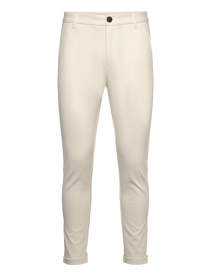 Lindbergh - Superflex knitted cropped pantSuperflex knitted cropped pant - casual byxor - pearl white - 1