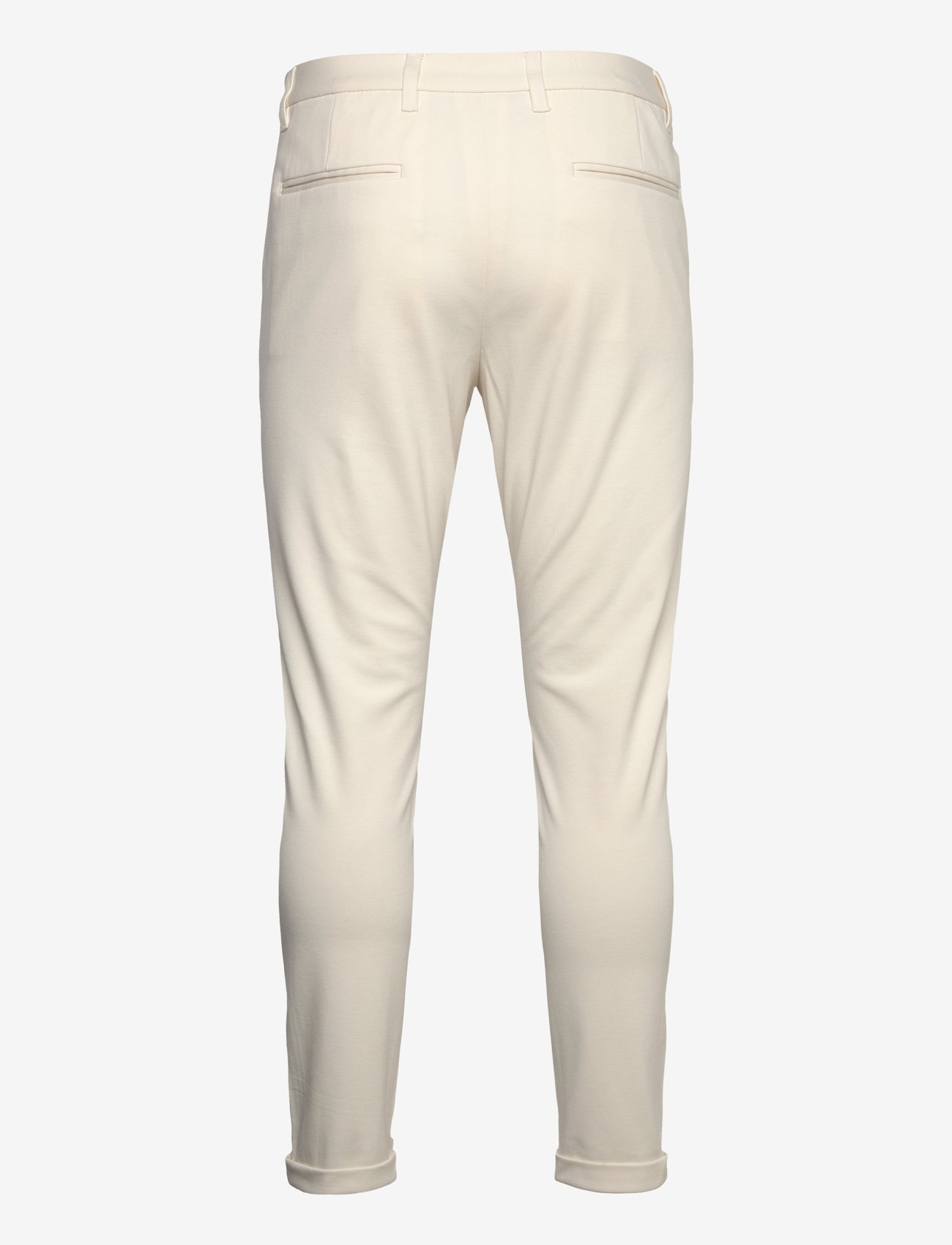 Lindbergh - Superflex knitted cropped pant - vabaaja püksid - pearl white - 2