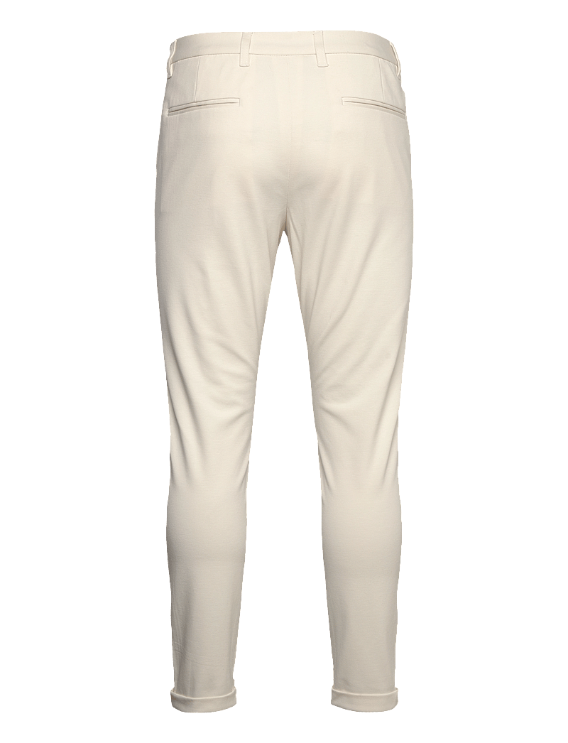 Lindbergh - Superflex knitted cropped pant - vabaaja püksid - pearl white - 2