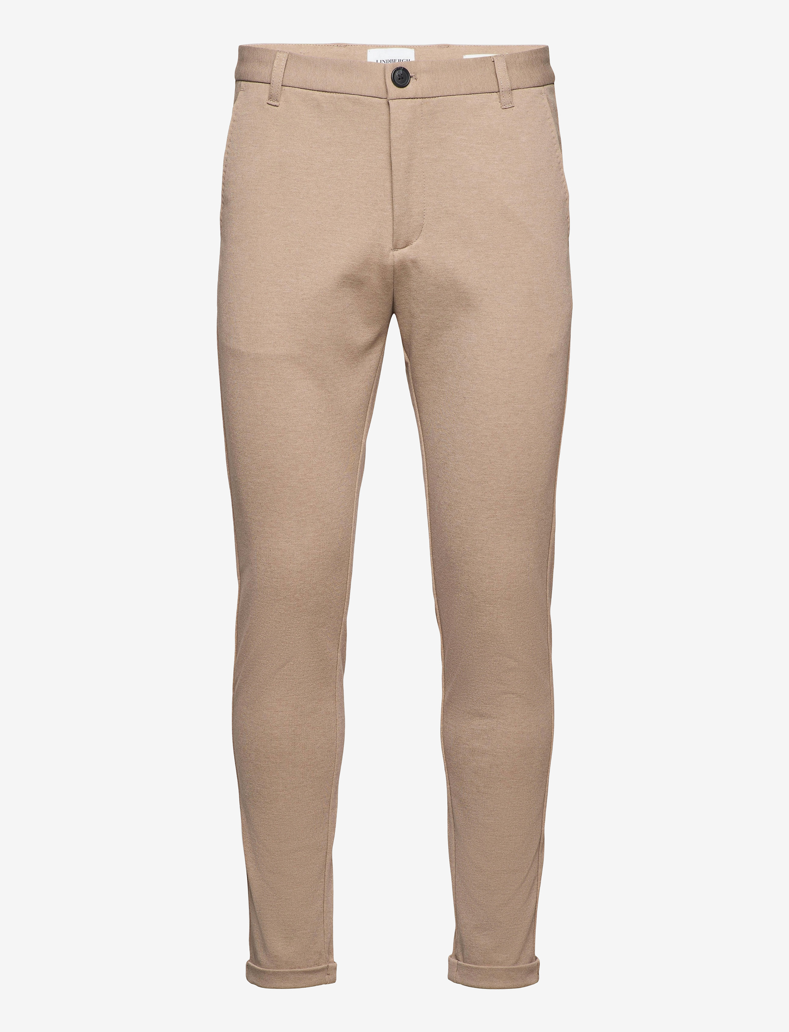 Lindbergh - Superflex knitted cropped pant - casual - sand mix - 2