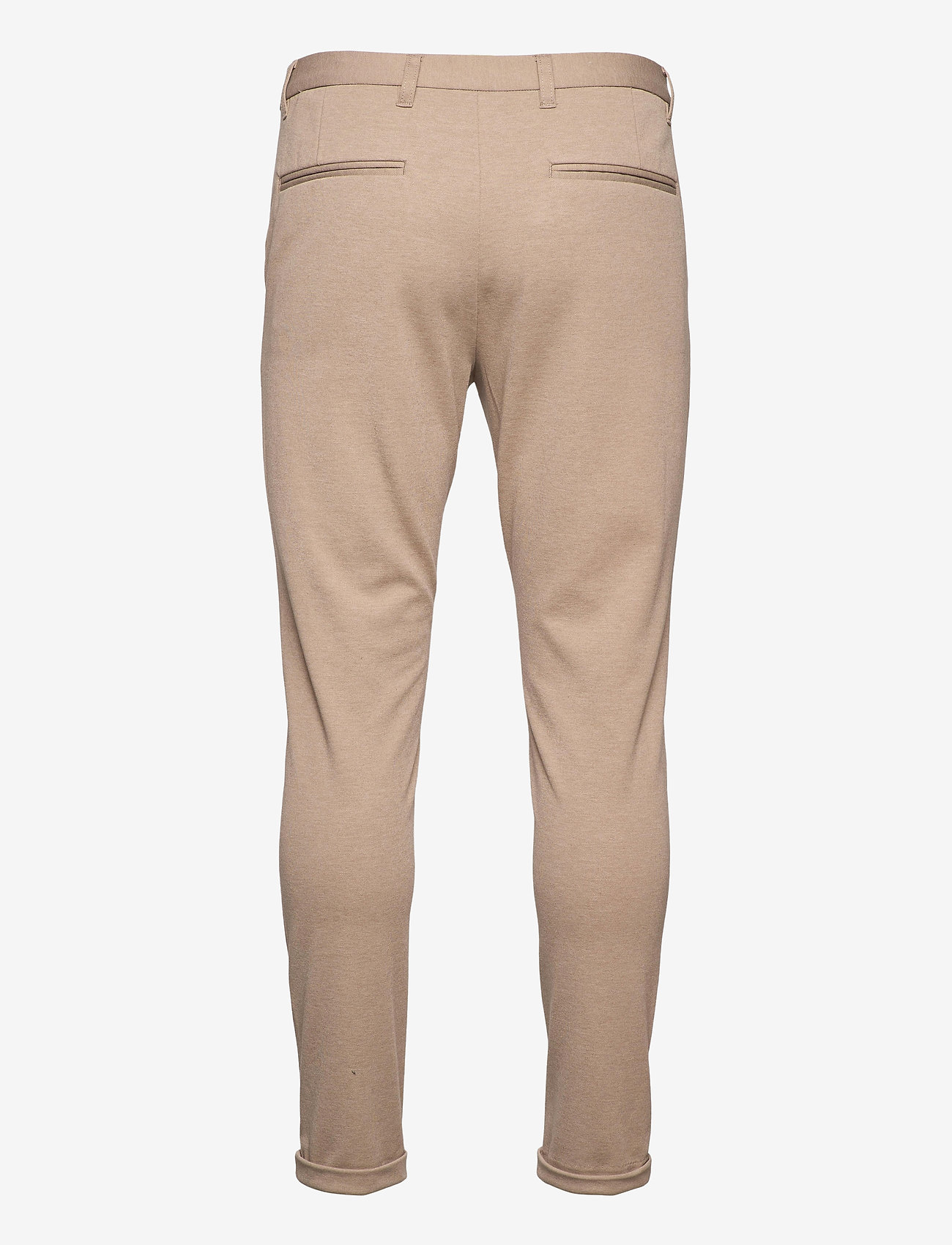 Lindbergh - Superflex knitted cropped pant - casual - sand mix - 3