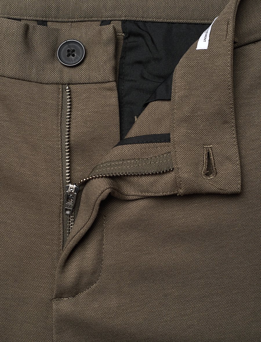 Lindbergh - Superflex knitted cropped pantSuperflex knitted cropped pant - casual byxor - true army - 3