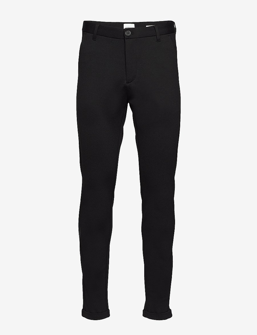 Lindbergh - Superflex pant normal length - chino püksid - black - 1