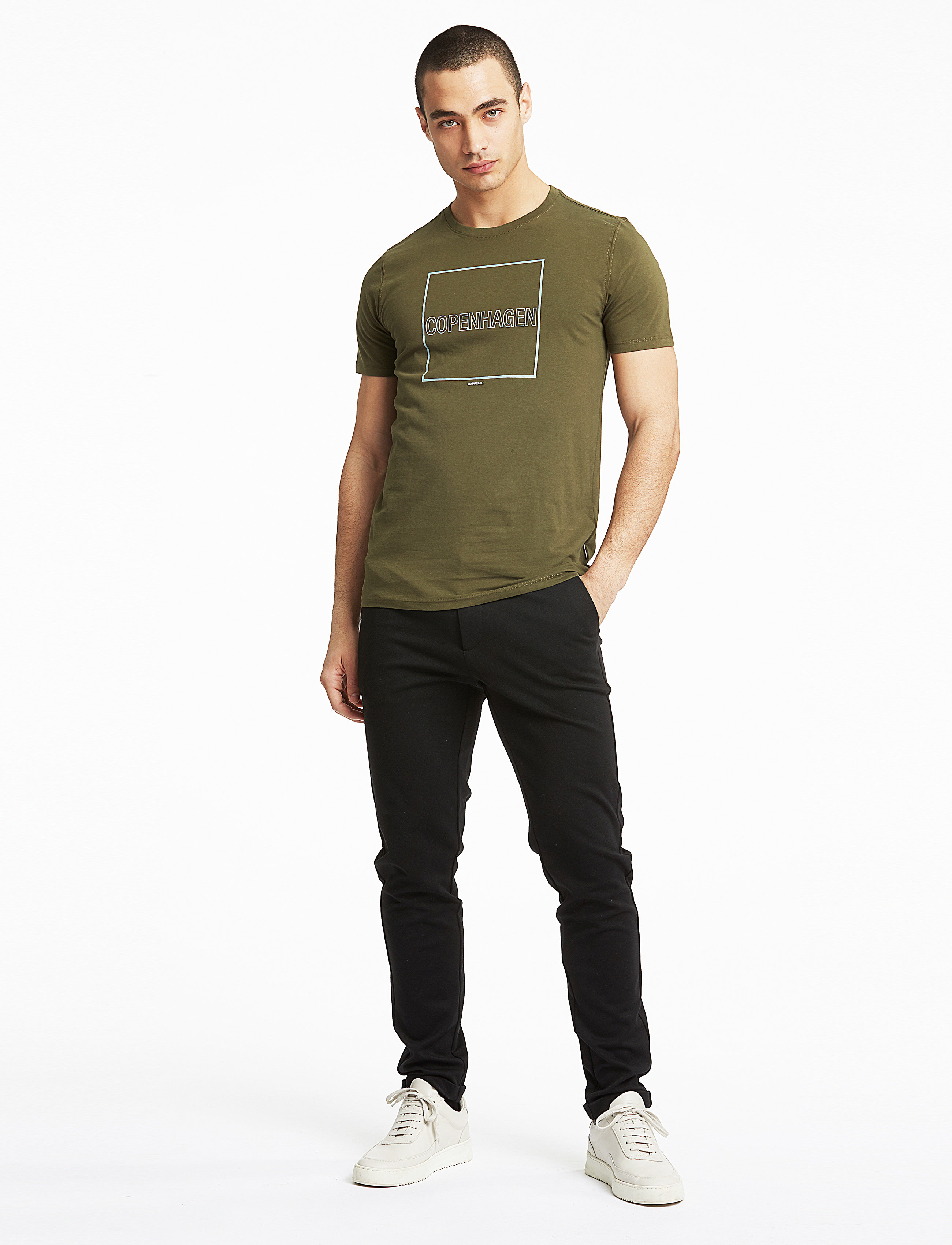 Lindbergh Superflex Pant Normal Length, S, Black, Bukser > Chinos, Herre