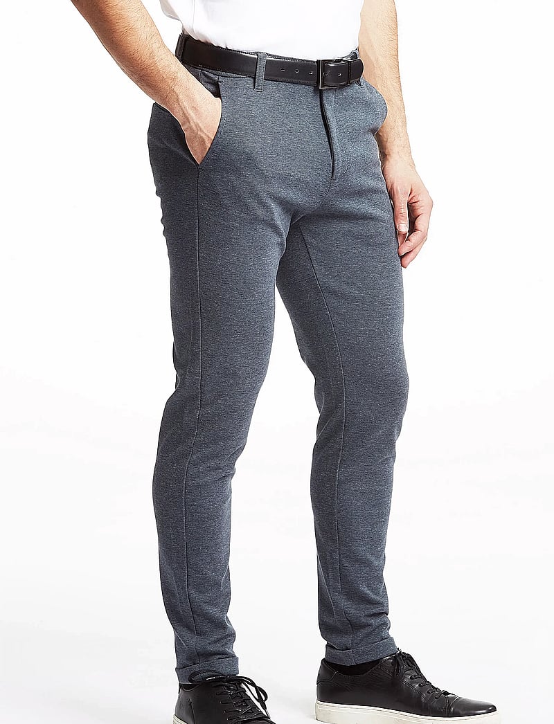 Lindbergh - Superflex pant normal length - chinos - blue mix - 0