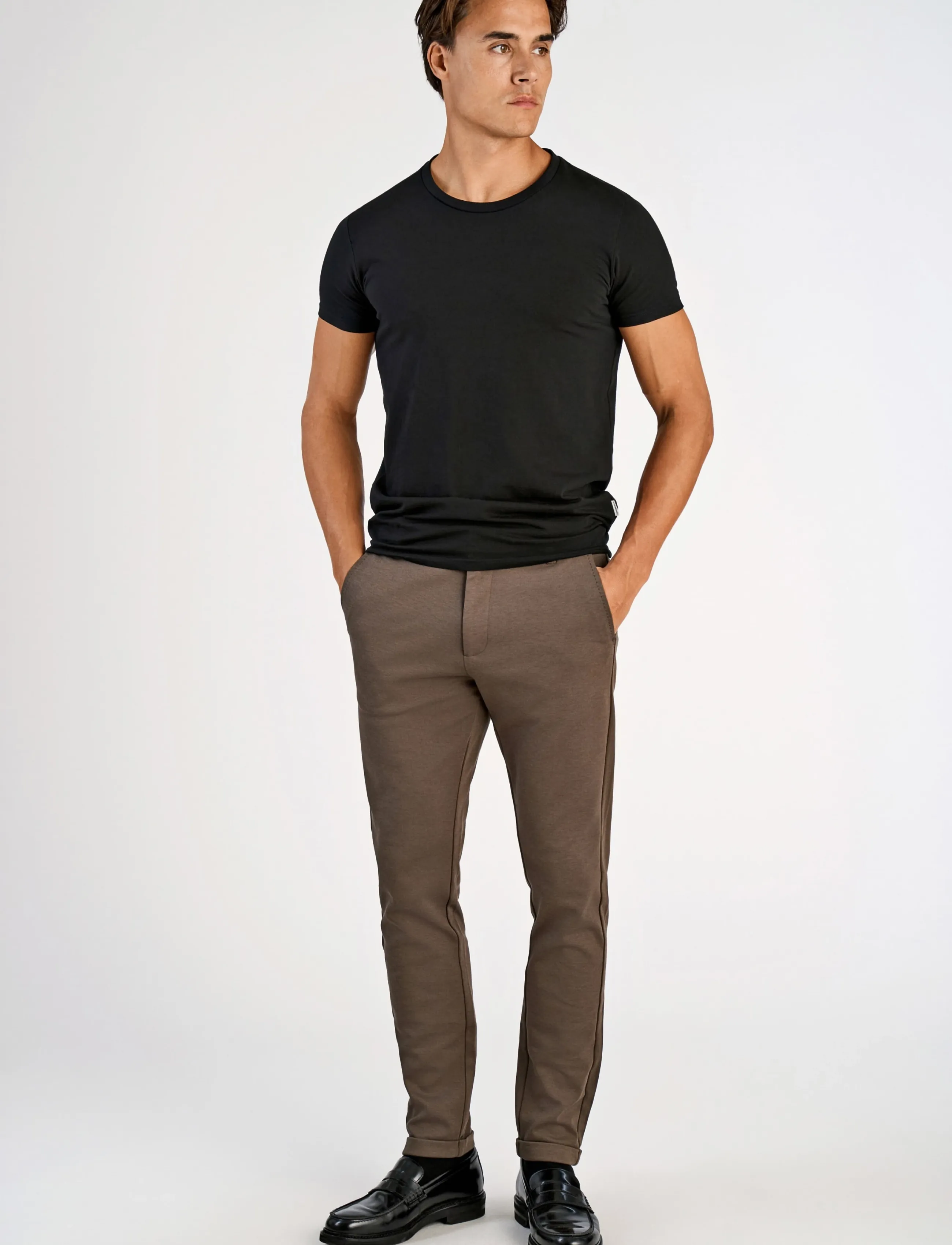 Lindbergh - Superflex pant normal length - chinos - dk army - 3