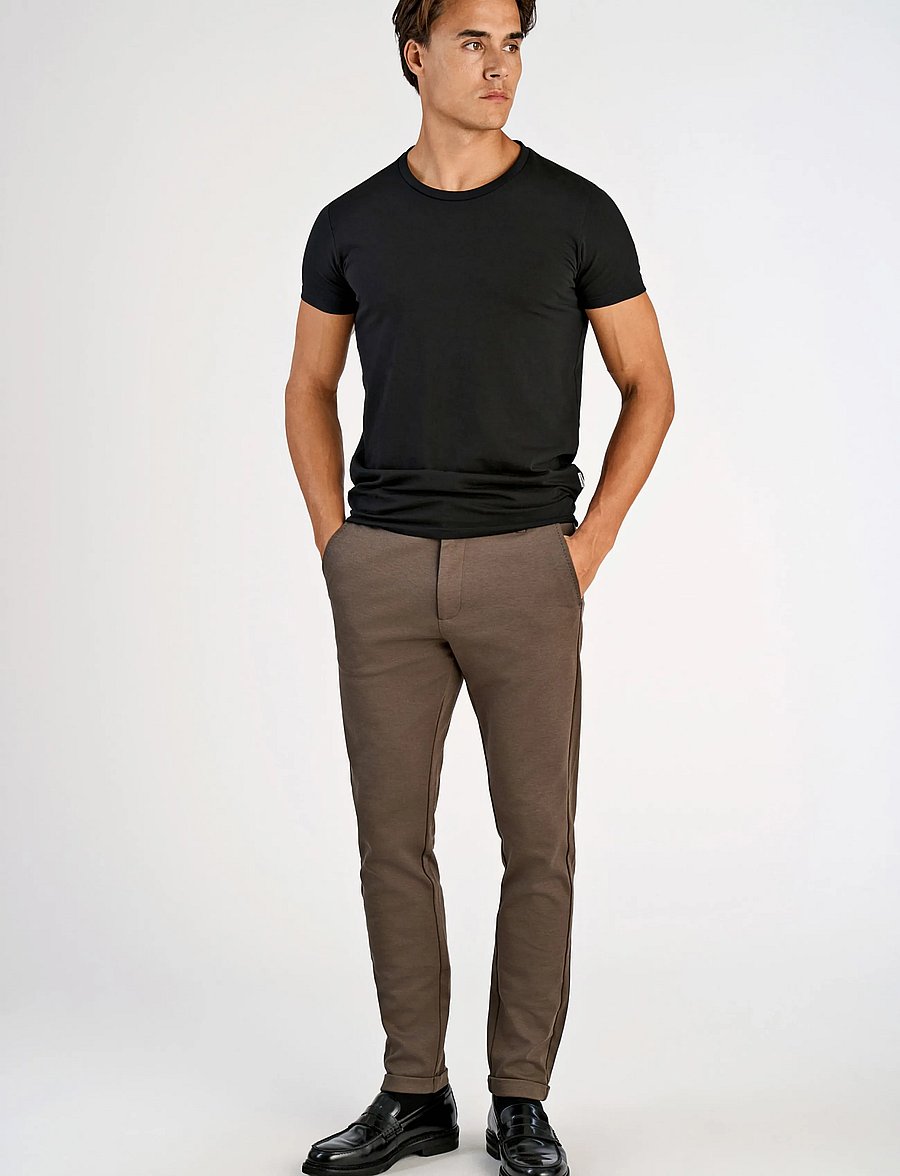Lindbergh - Superflex pant normal length - chinos - dk army - 3