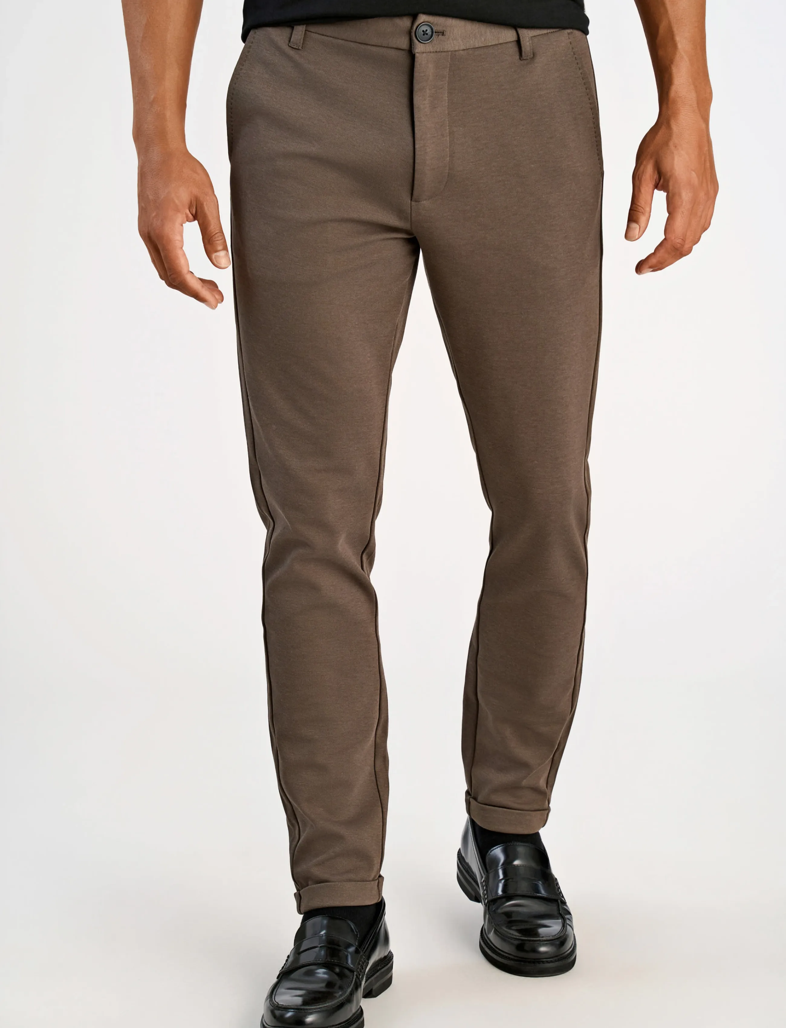 Lindbergh - Superflex pant normal length - chinos - dk army - 5