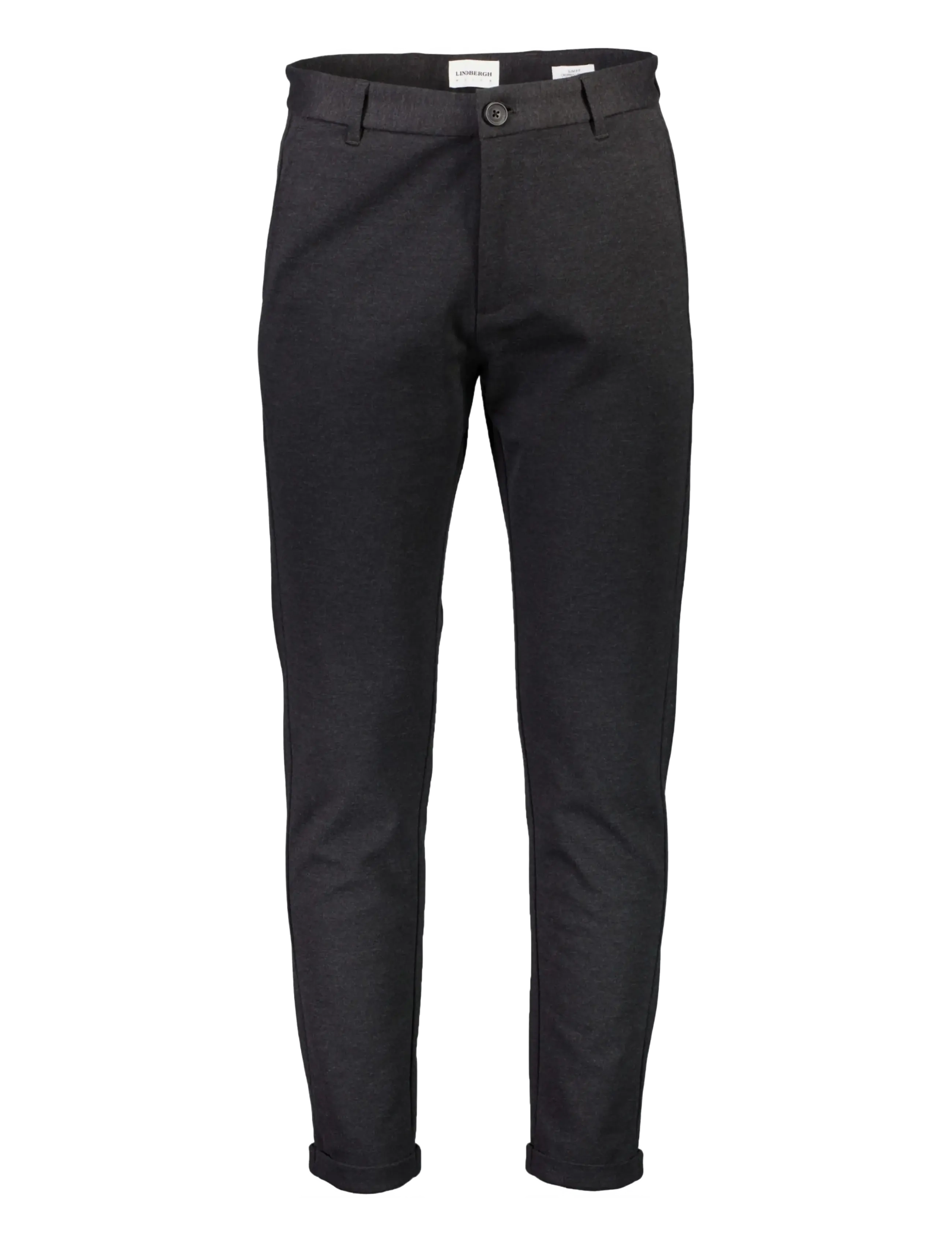 Lindbergh - Superflex pant normal length - chinos - dk grey mix - 1