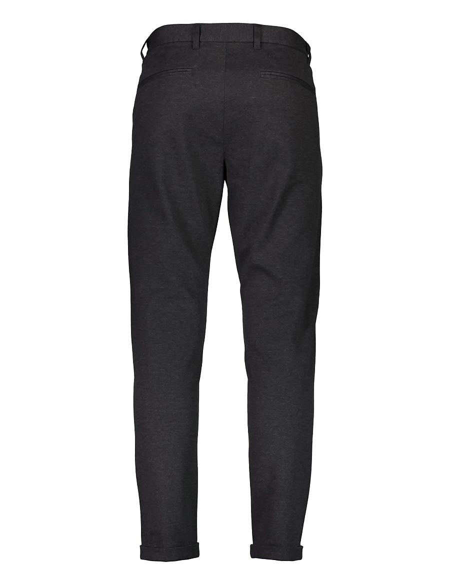 Lindbergh - Superflex pant normal length - chinos - dk grey mix - 2