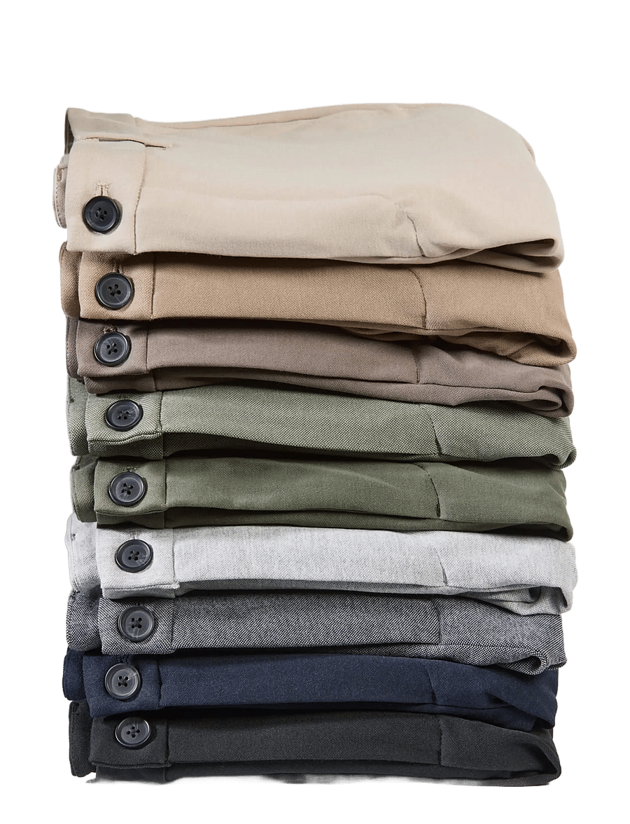 Lindbergh - Superflex pant normal length - chinos - dk grey mix - 3