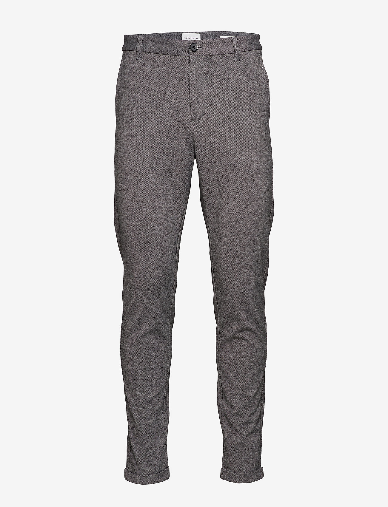 Lindbergh - Superflex pant normal length - höstkläder - grey mix - 0