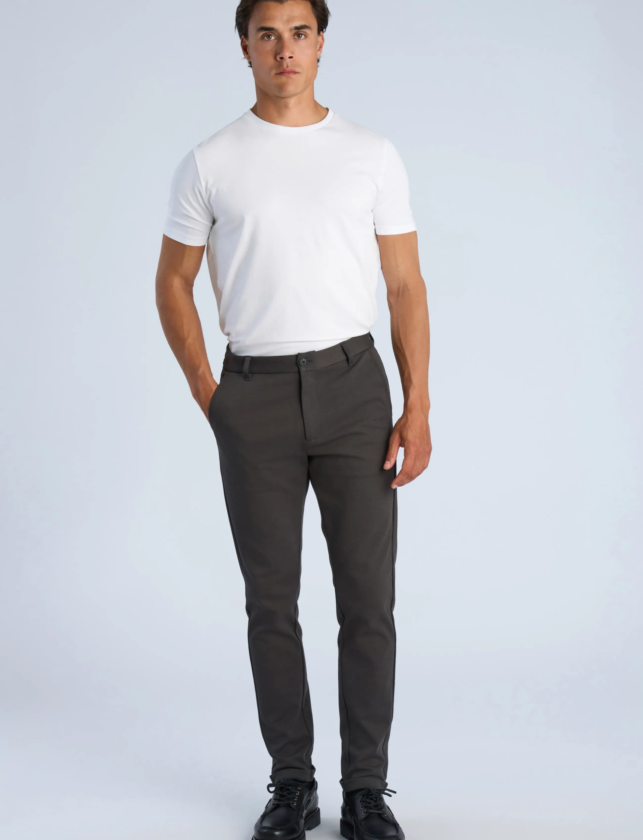 Lindbergh Superflex pant normal length - Lindbergh - INK GREY / grey