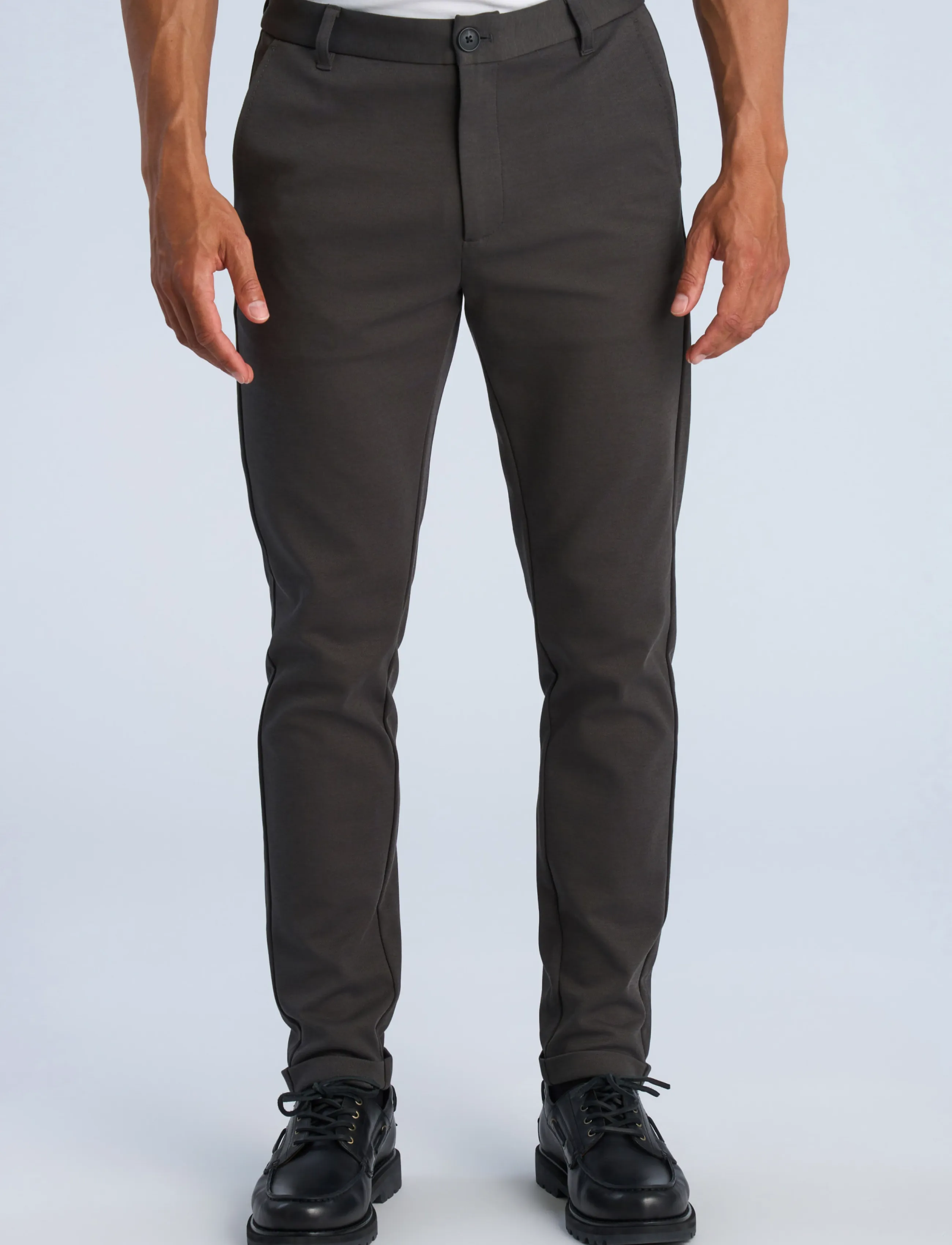 Lindbergh - Superflex pant normal length - chinos - ink grey - 3