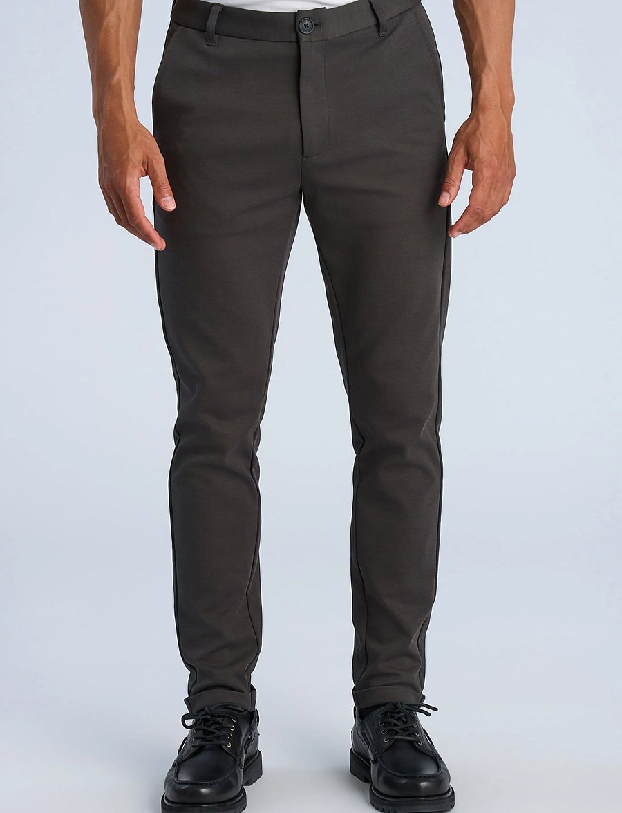 Lindbergh - Superflex pant normal length - chinos - ink grey - 3