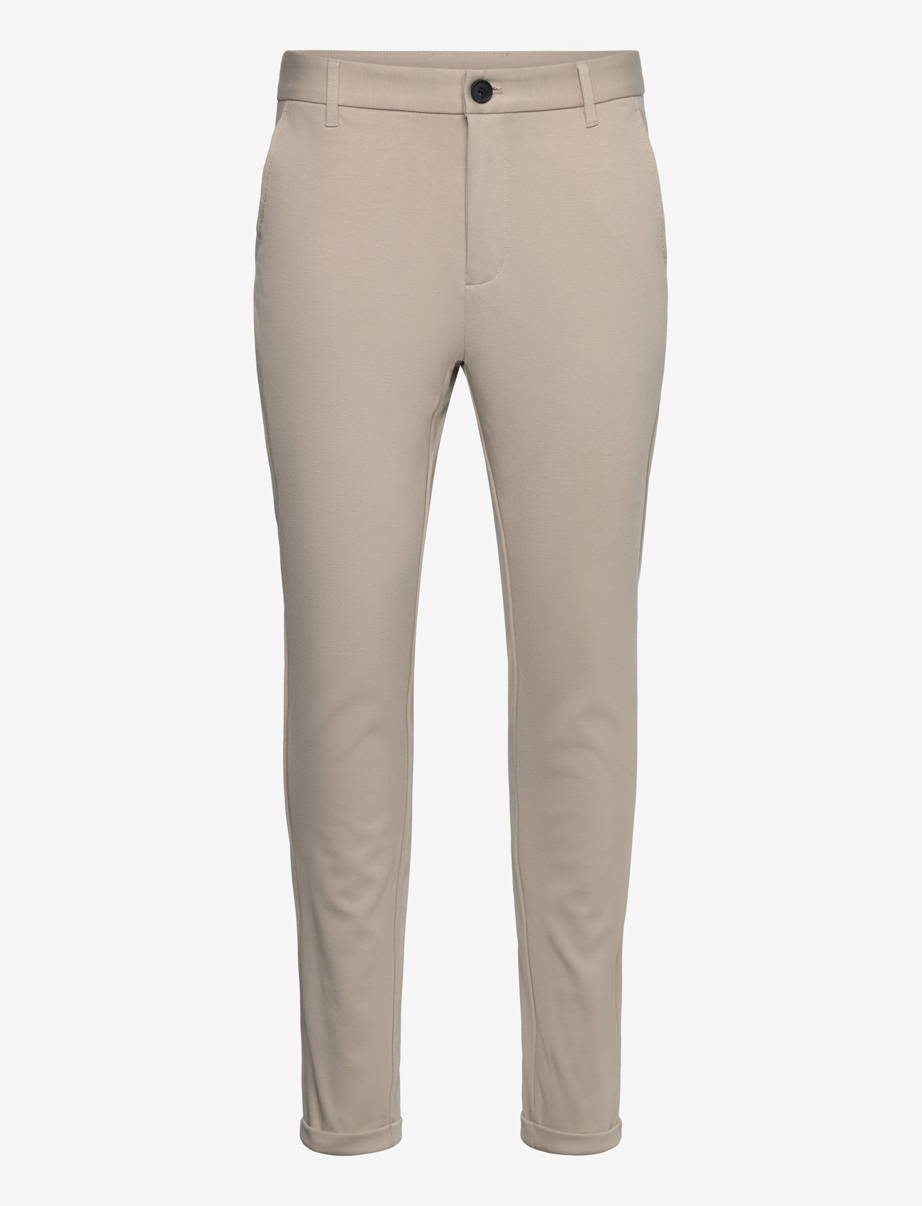 Lindbergh - Superflex pant normal length - efterårstøj - lt stone - 0