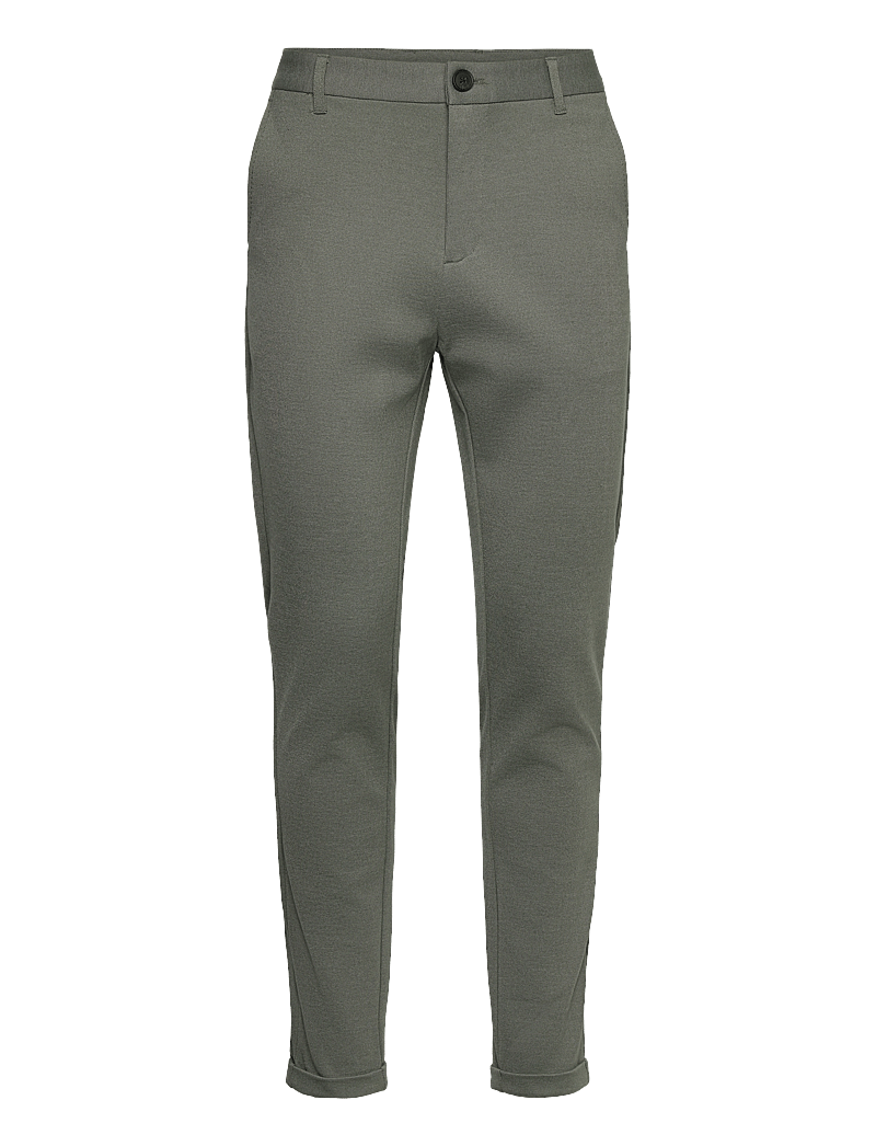 Lindbergh - Superflex pant normal length - chinos - mid army mix - 0