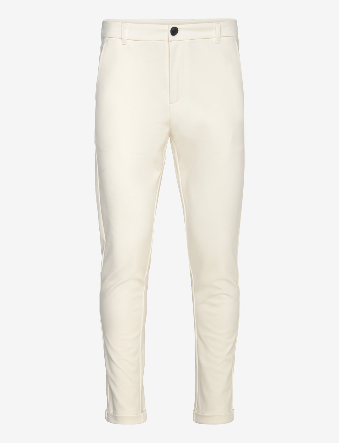 Lindbergh - Superflex pant normal length - efterårstøj - pearl white - 0