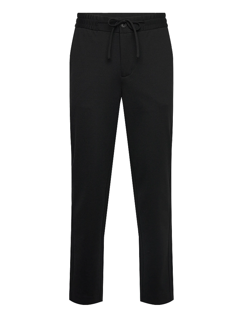 Lindbergh - Superflex relaxed fit pants - vabaaja püksid - black - 0