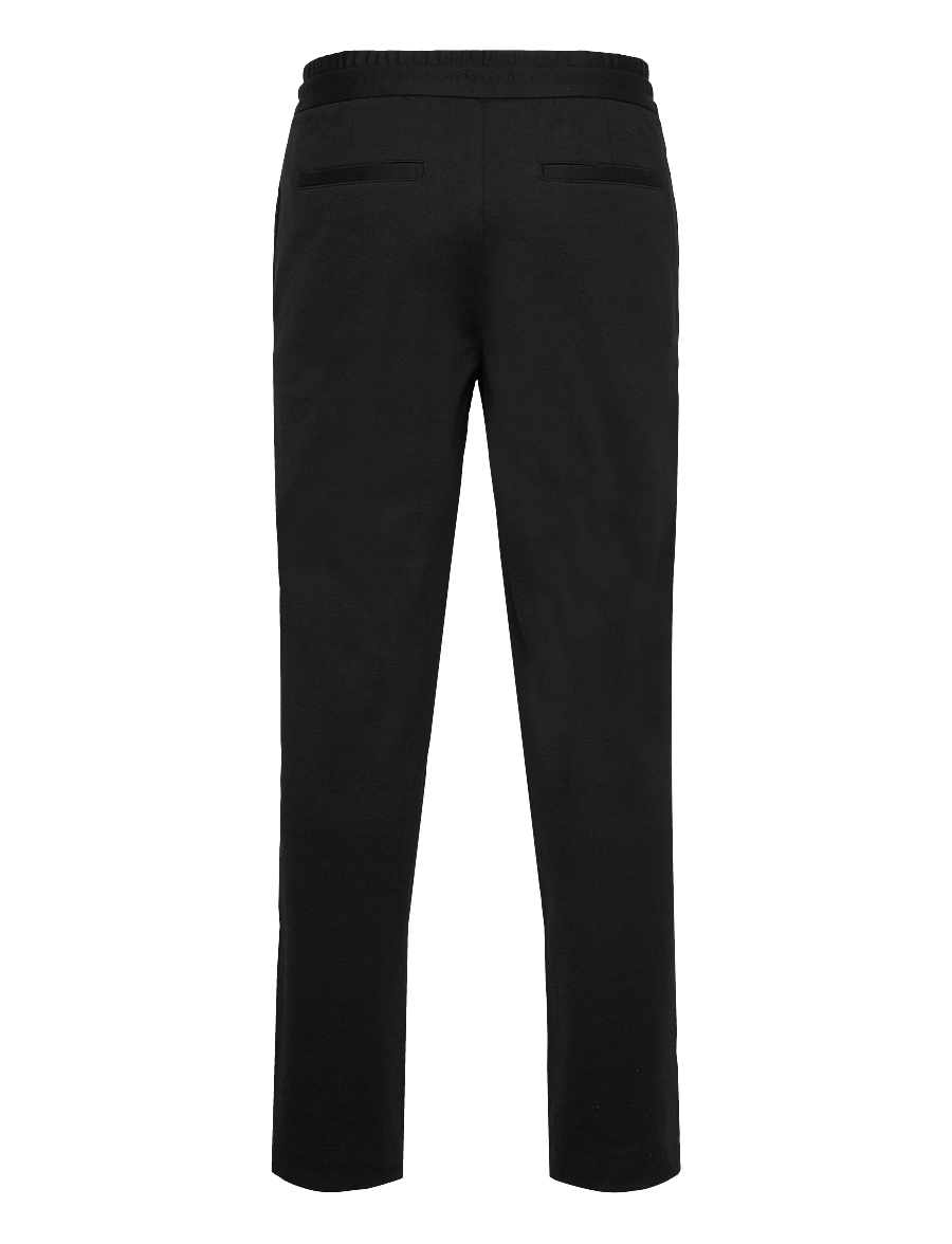 Lindbergh - Superflex relaxed fit pants - rennot housut - black - 1
