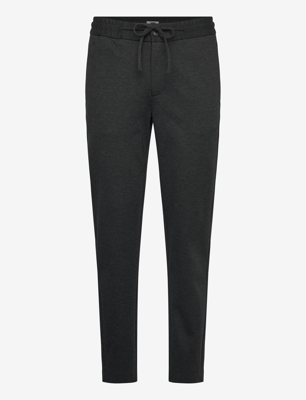Lindbergh - Superflex relaxed fit pants - casual bukser - dk grey mix - 0