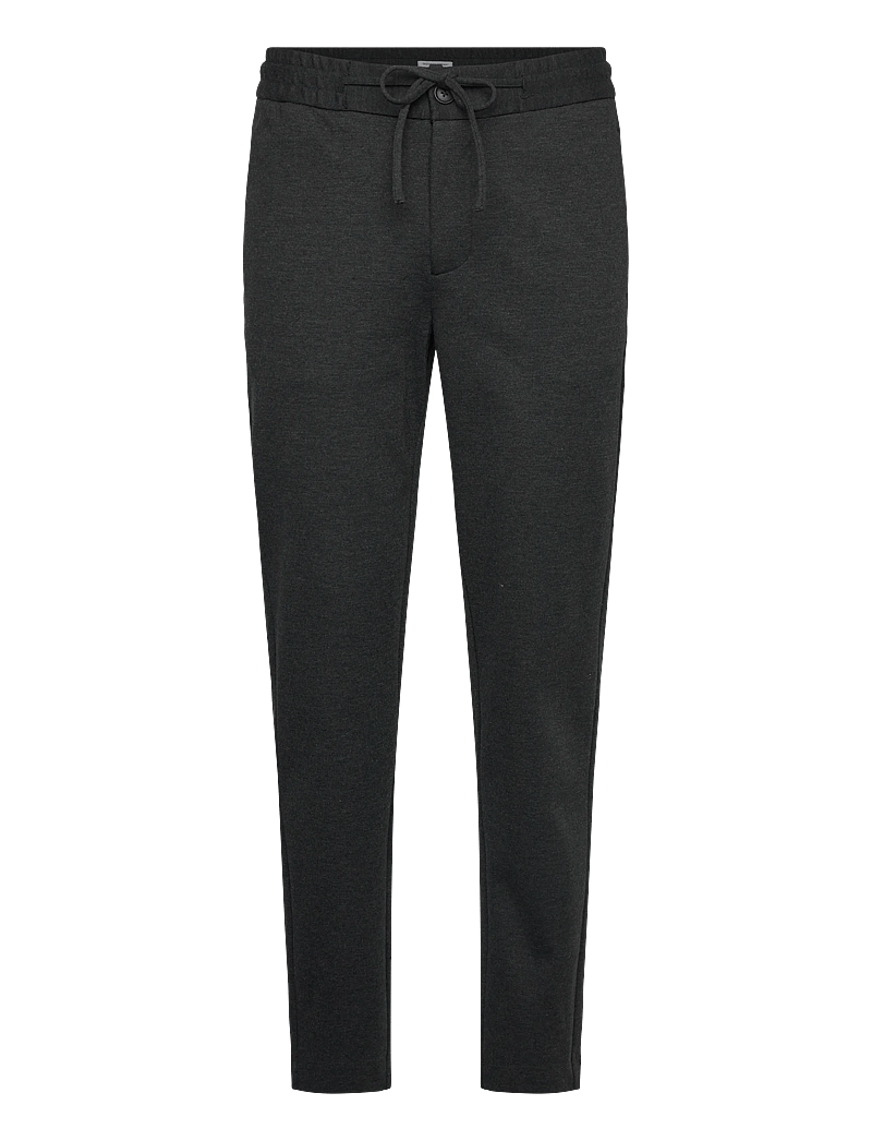 Lindbergh - Superflex relaxed fit pants - casual trousers - dk grey mix - 0