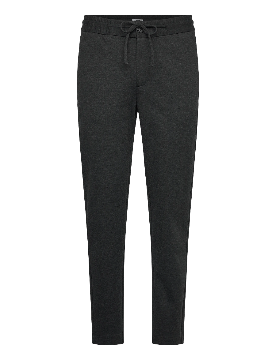 Lindbergh - Superflex relaxed fit pants - casual byxor - dk grey mix - 0