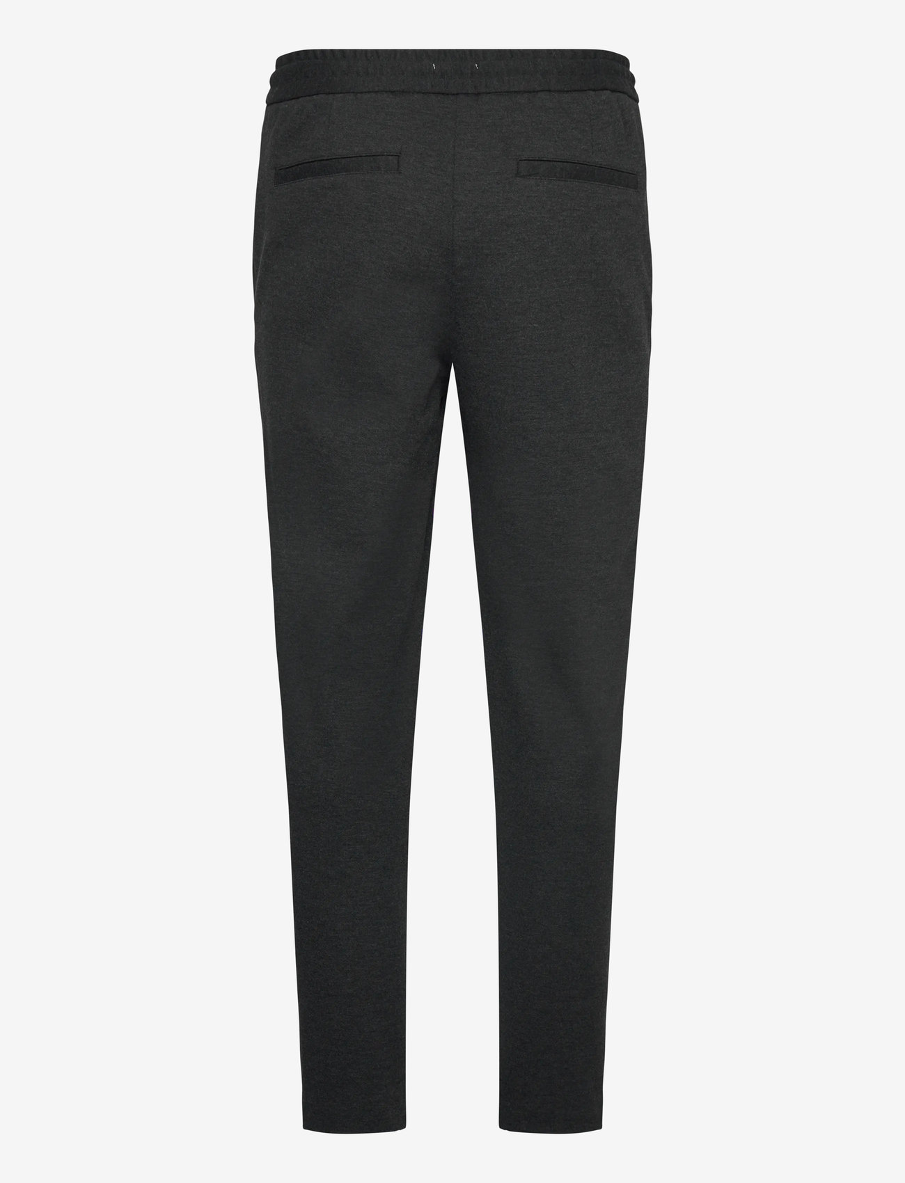 Lindbergh - Superflex relaxed fit pants - casual bukser - dk grey mix - 1