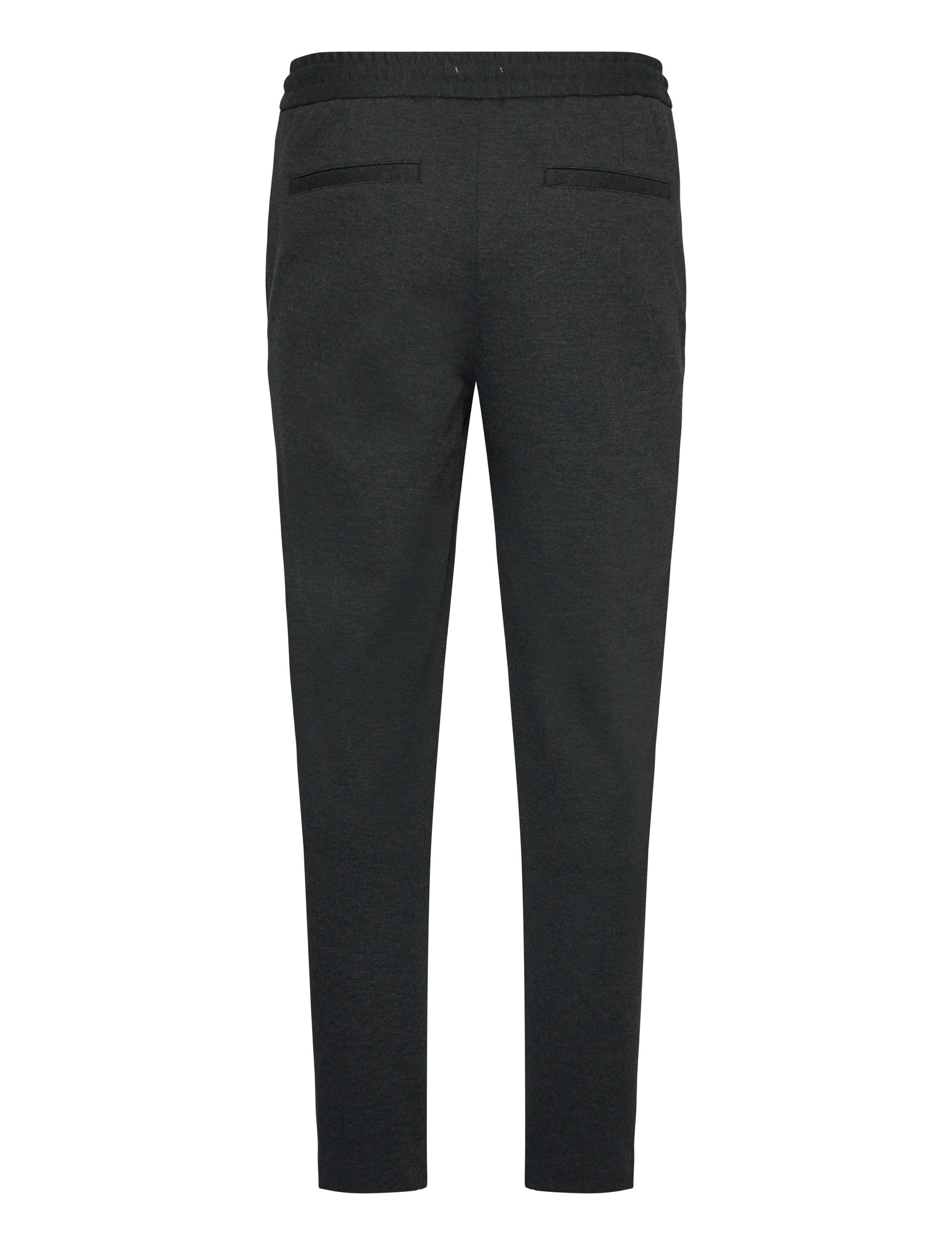 Lindbergh - Superflex relaxed fit pants - casual byxor - dk grey mix - 1
