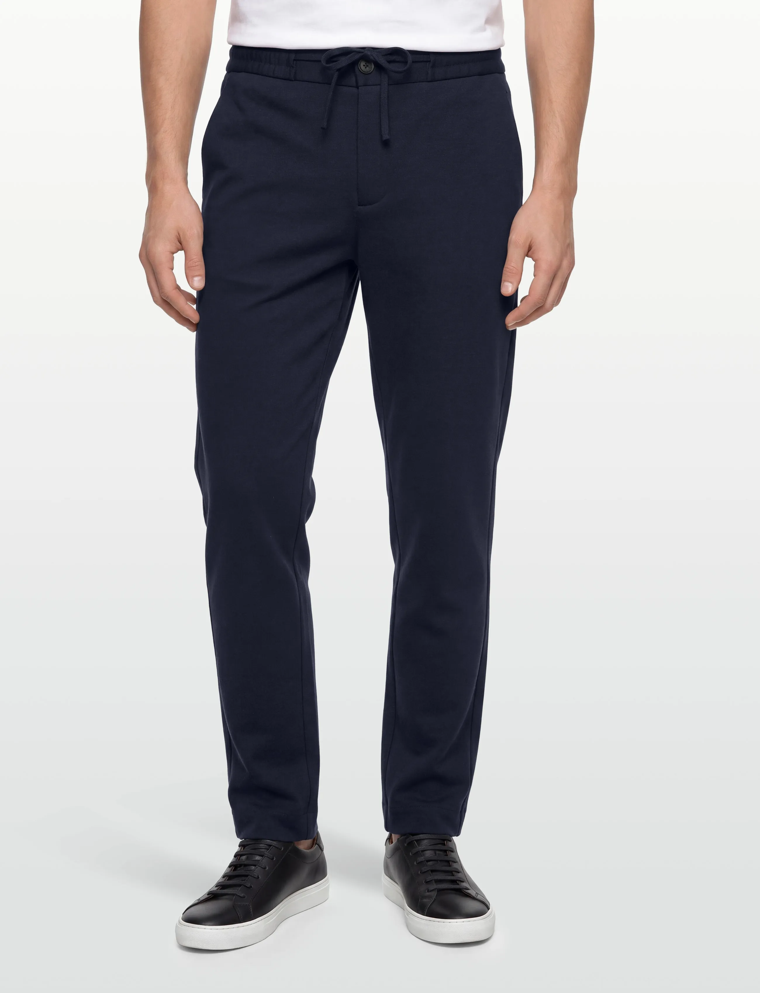 Lindbergh - Superflex relaxed fit pants - vabaajapüksid - navy mix - 3