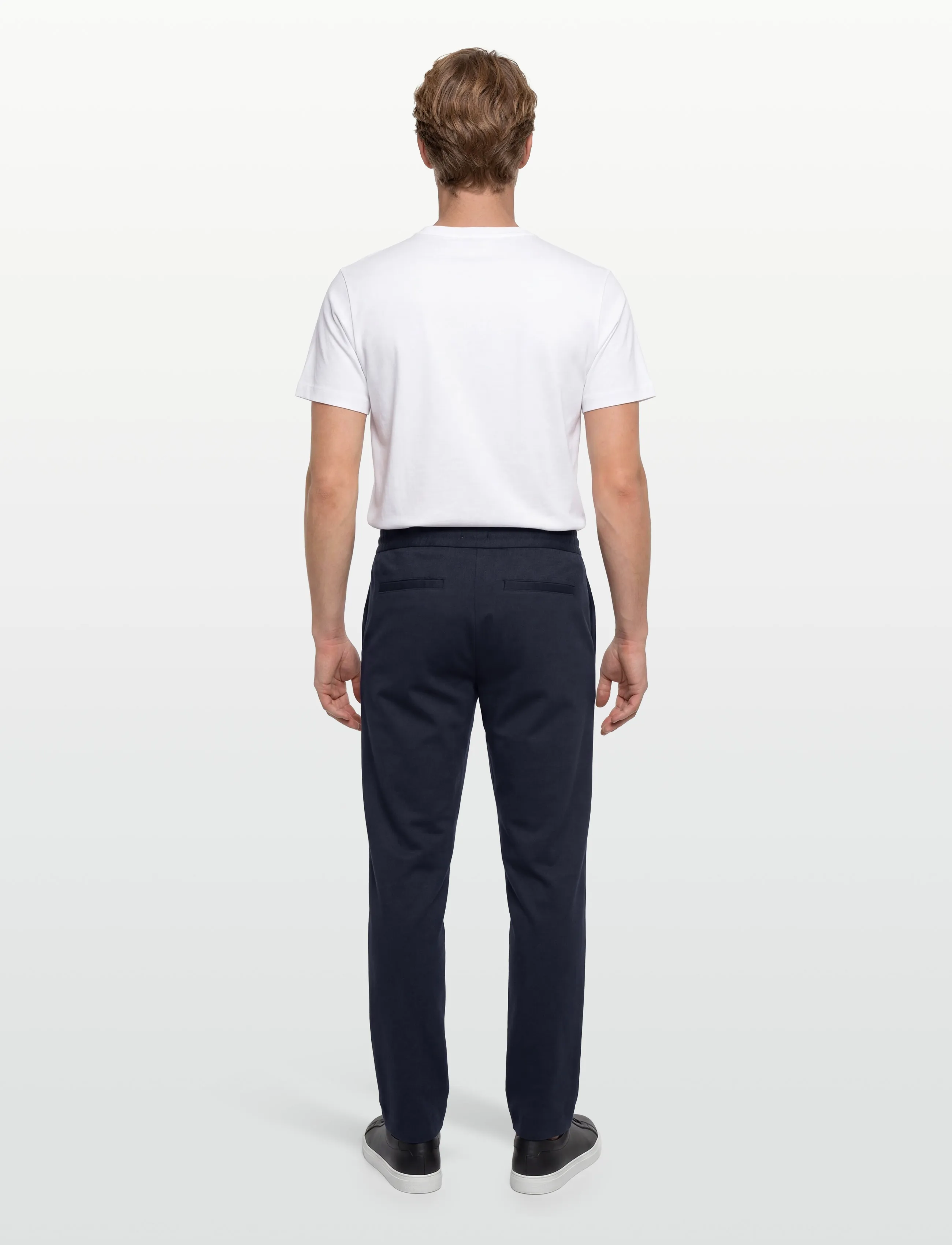 Lindbergh - Superflex relaxed fit pants - vabaajapüksid - navy mix - 4