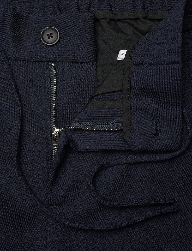 Lindbergh - Superflex relaxed fit pants - casual byxor - navy mix - 3