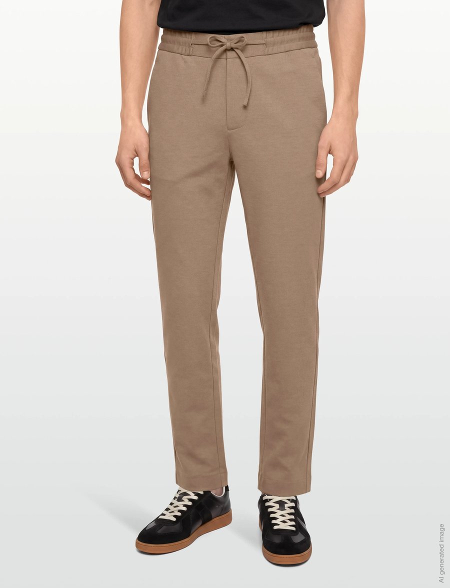 Lindbergh - Superflex relaxed fit pants - freizeithosen - sand mix - 3