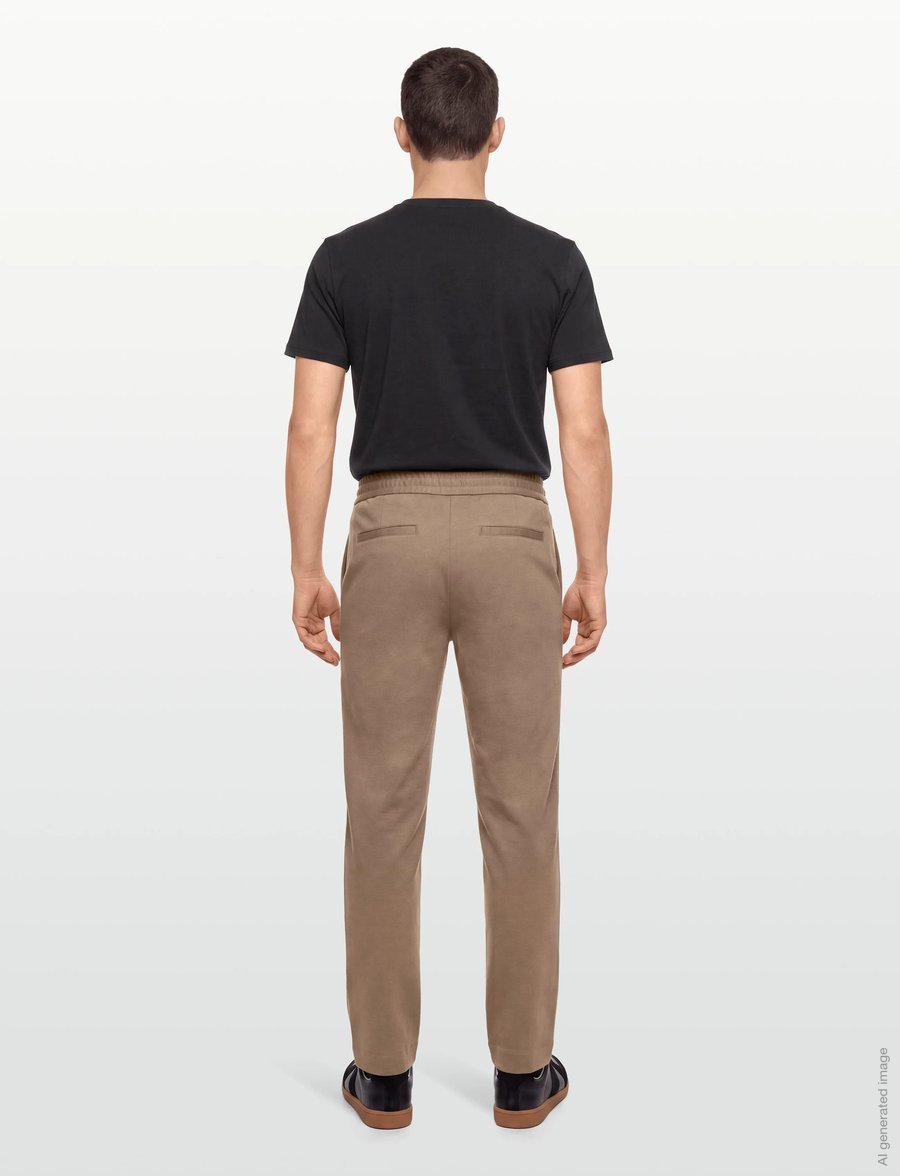 Lindbergh - Superflex relaxed fit pants - freizeithosen - sand mix - 4