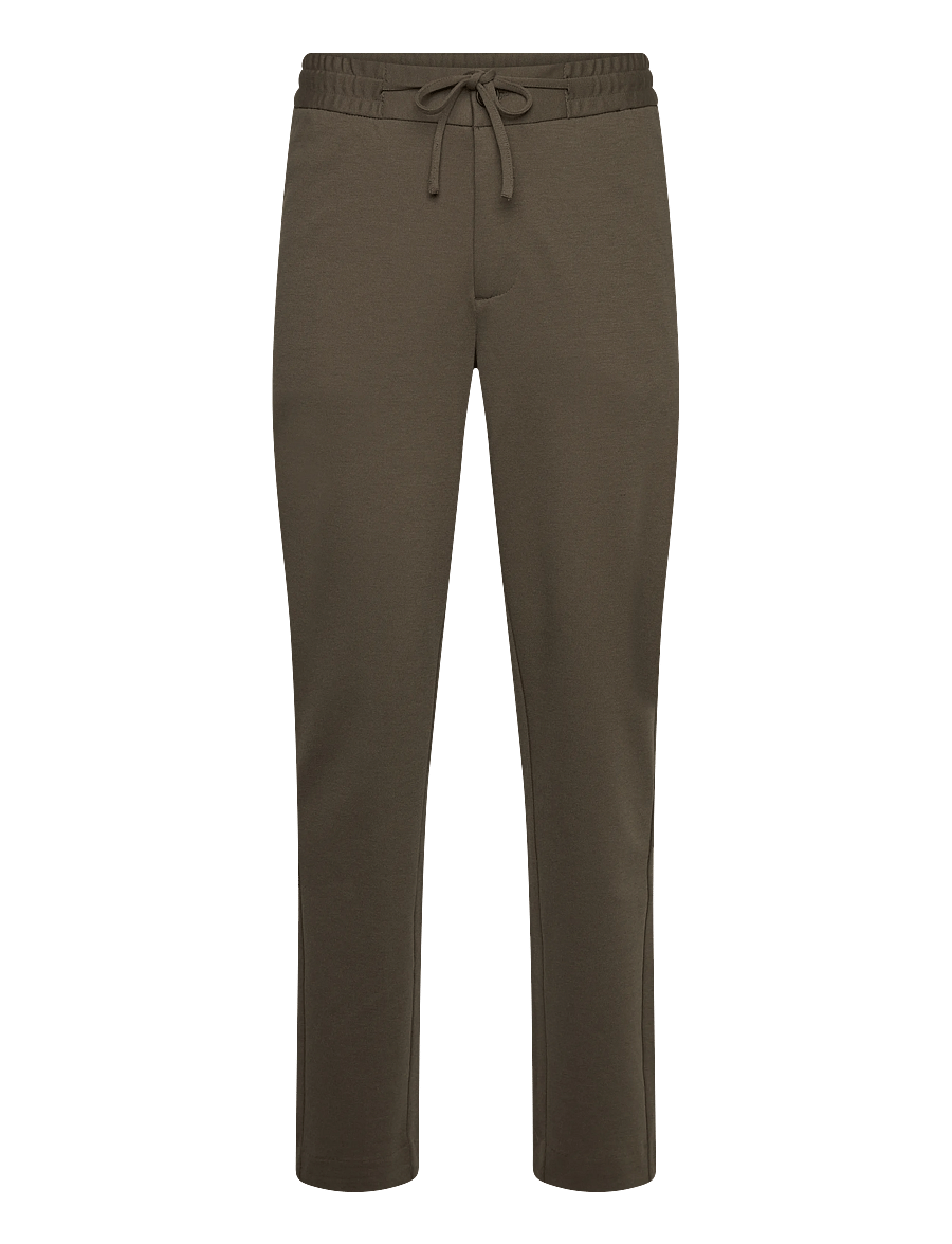 Lindbergh - Superflex relaxed fit pants - casual byxor - true army - 0