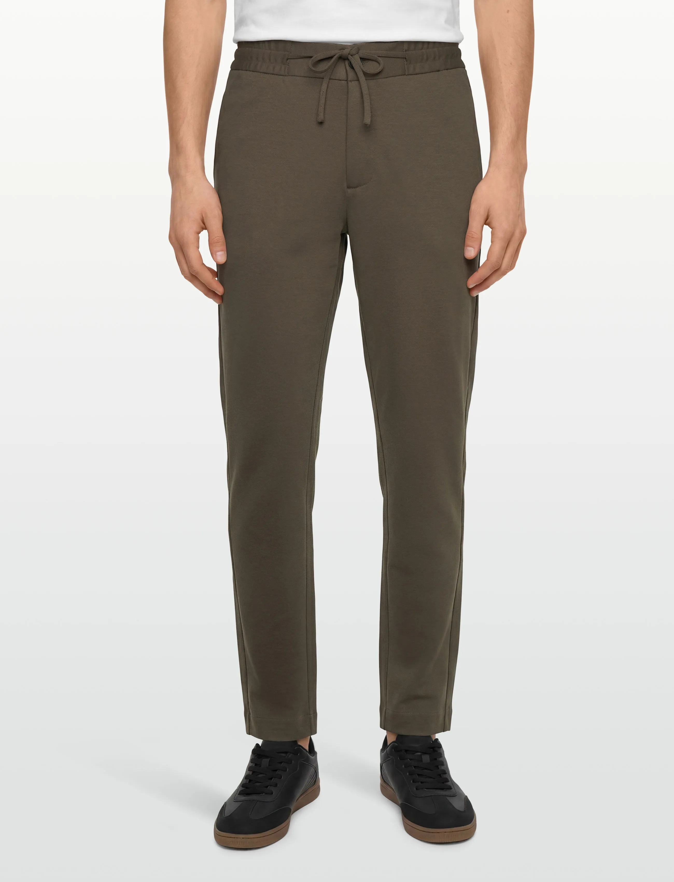 Lindbergh - Superflex relaxed fit pants - freizeithosen - true army - 3