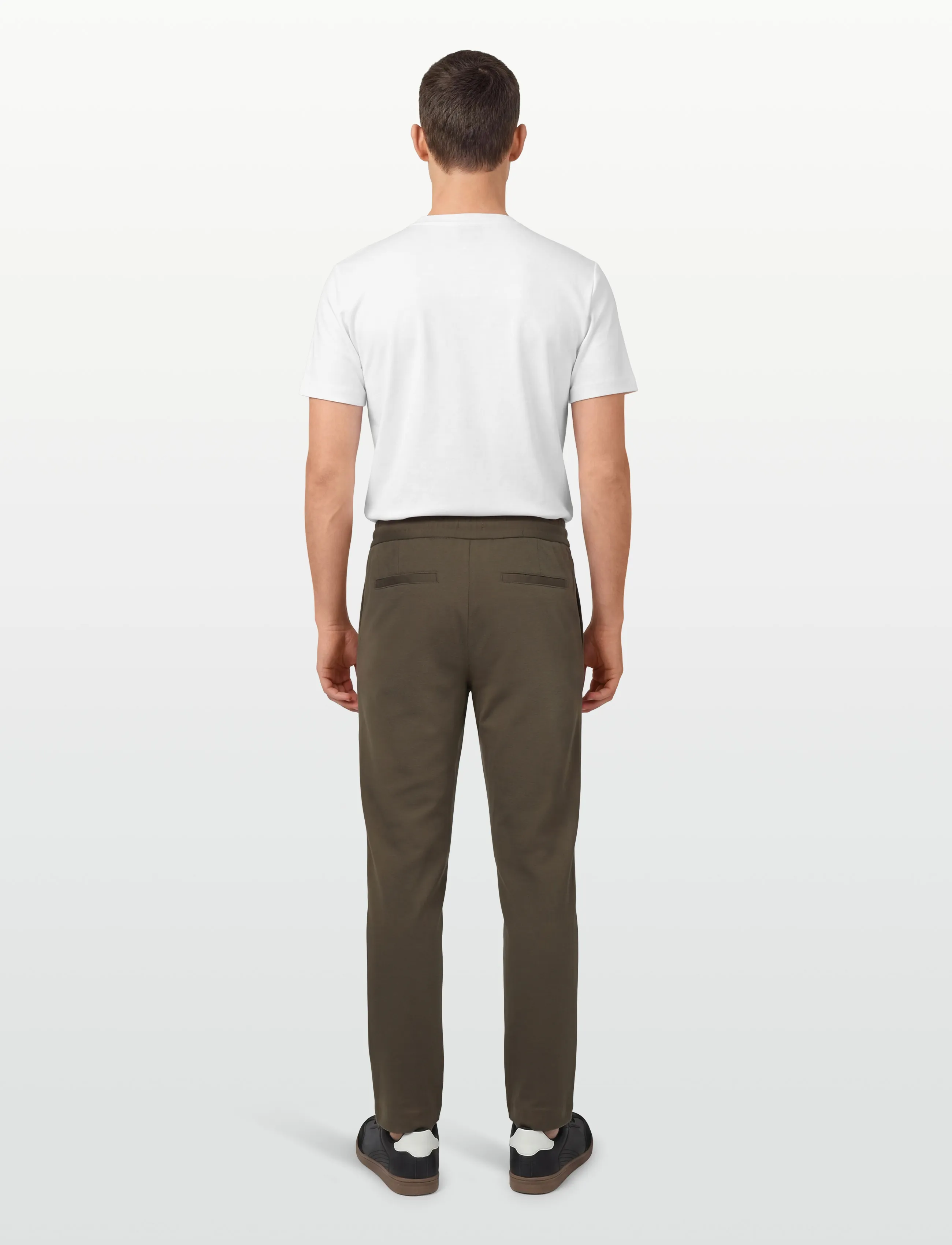 Lindbergh - Superflex relaxed fit pants - freizeithosen - true army - 4