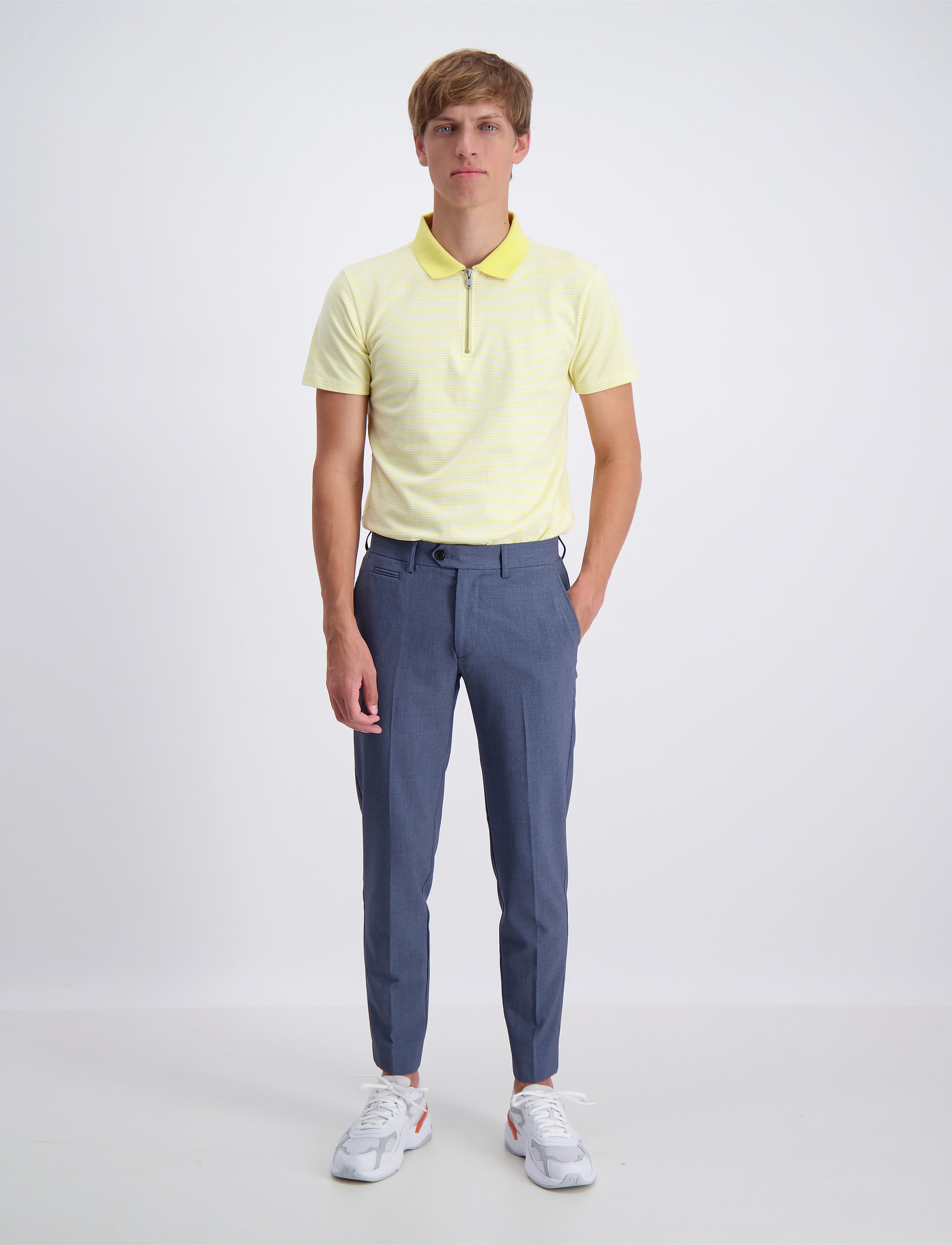 Lindbergh Club pants - Bukser - BLUE MIX / blue