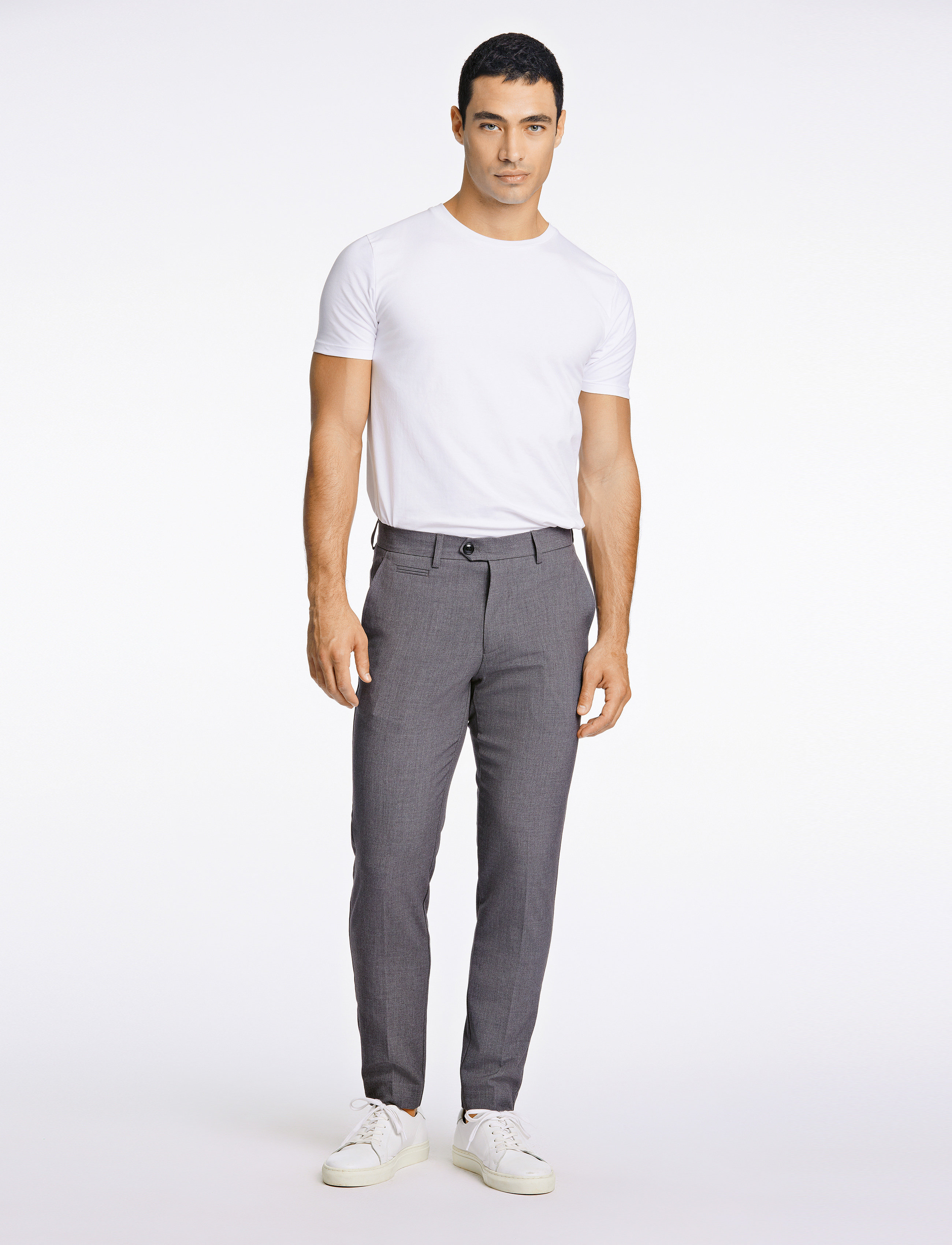 Lindbergh Club pants - Püksid - GREY MIX / grey