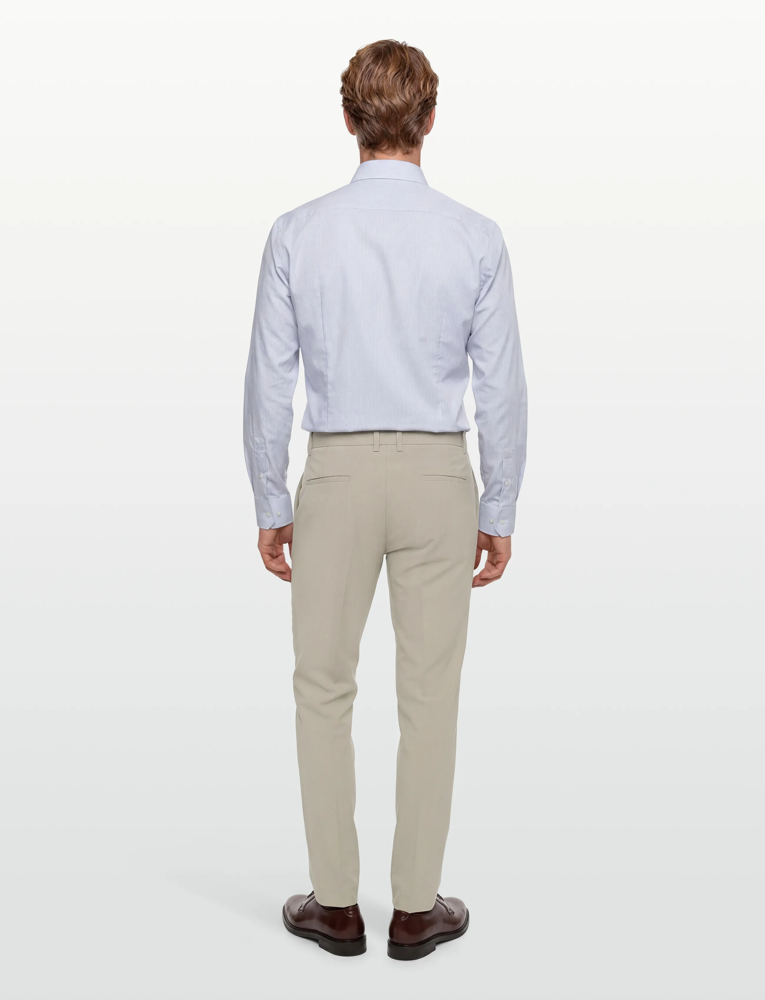 Lindbergh - Club pants - anzugshosen - lt sand mel - 4