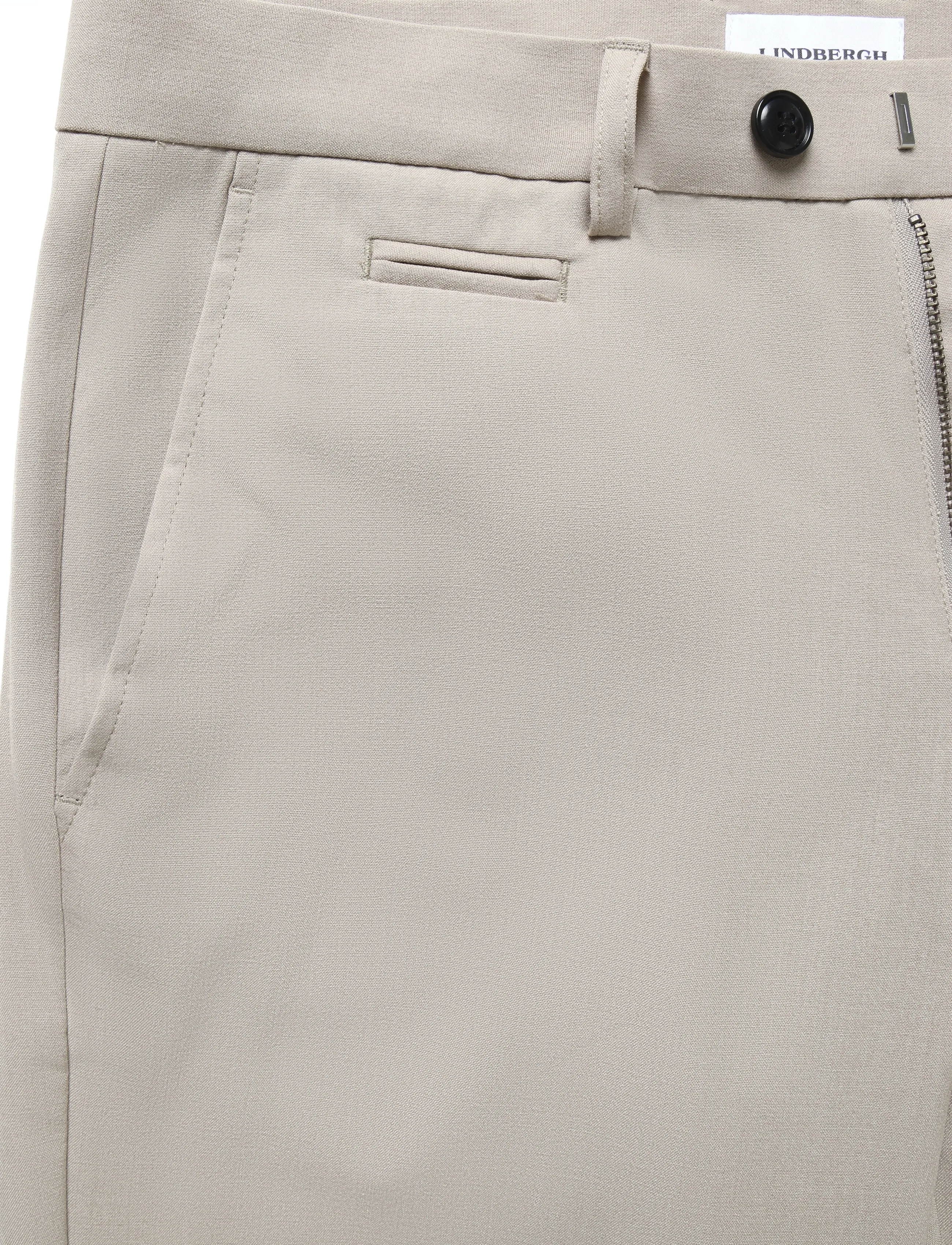 Lindbergh - Club pants - anzugshosen - lt sand mel - 5