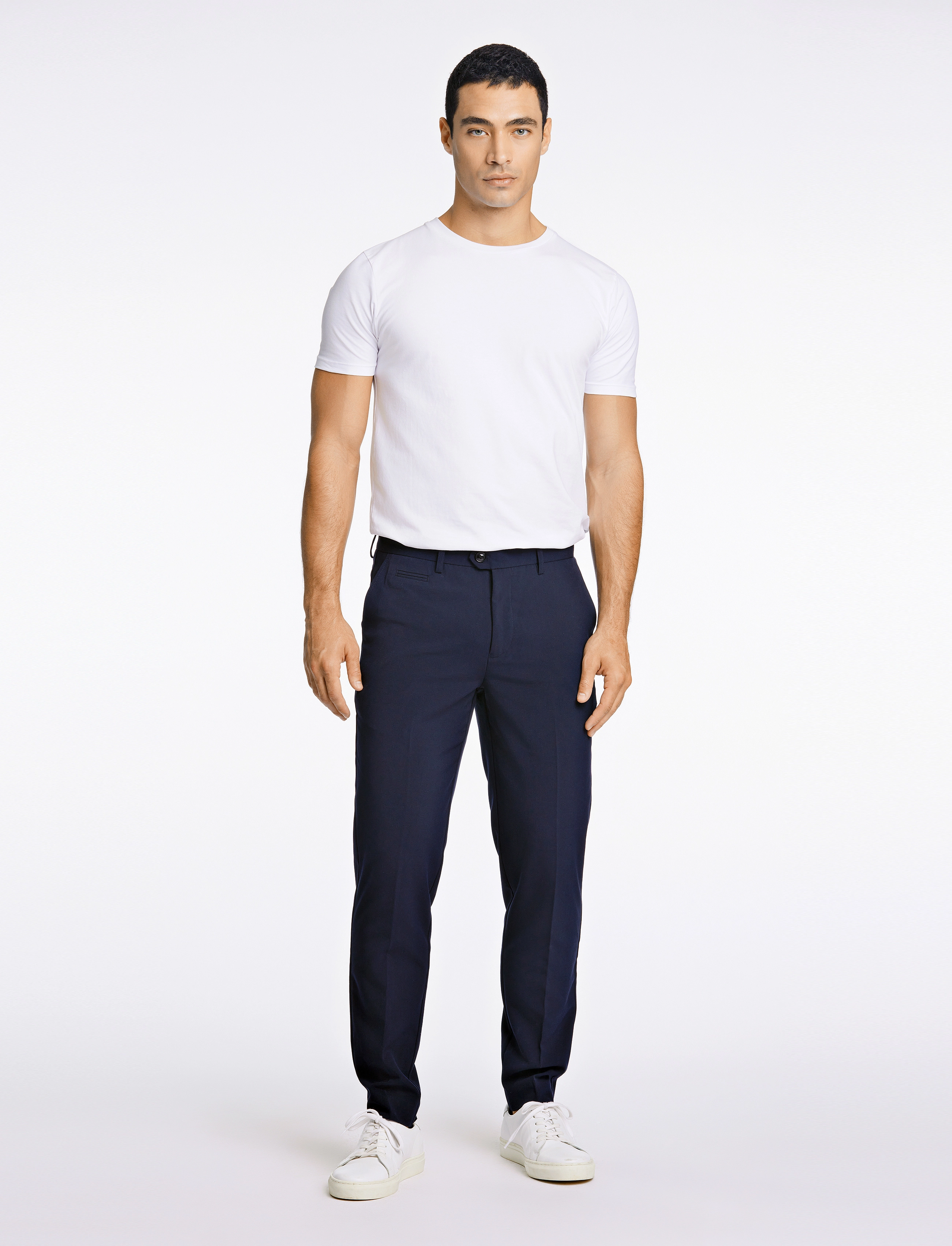 Lindbergh Club pants - Chinos - NAVY / navy