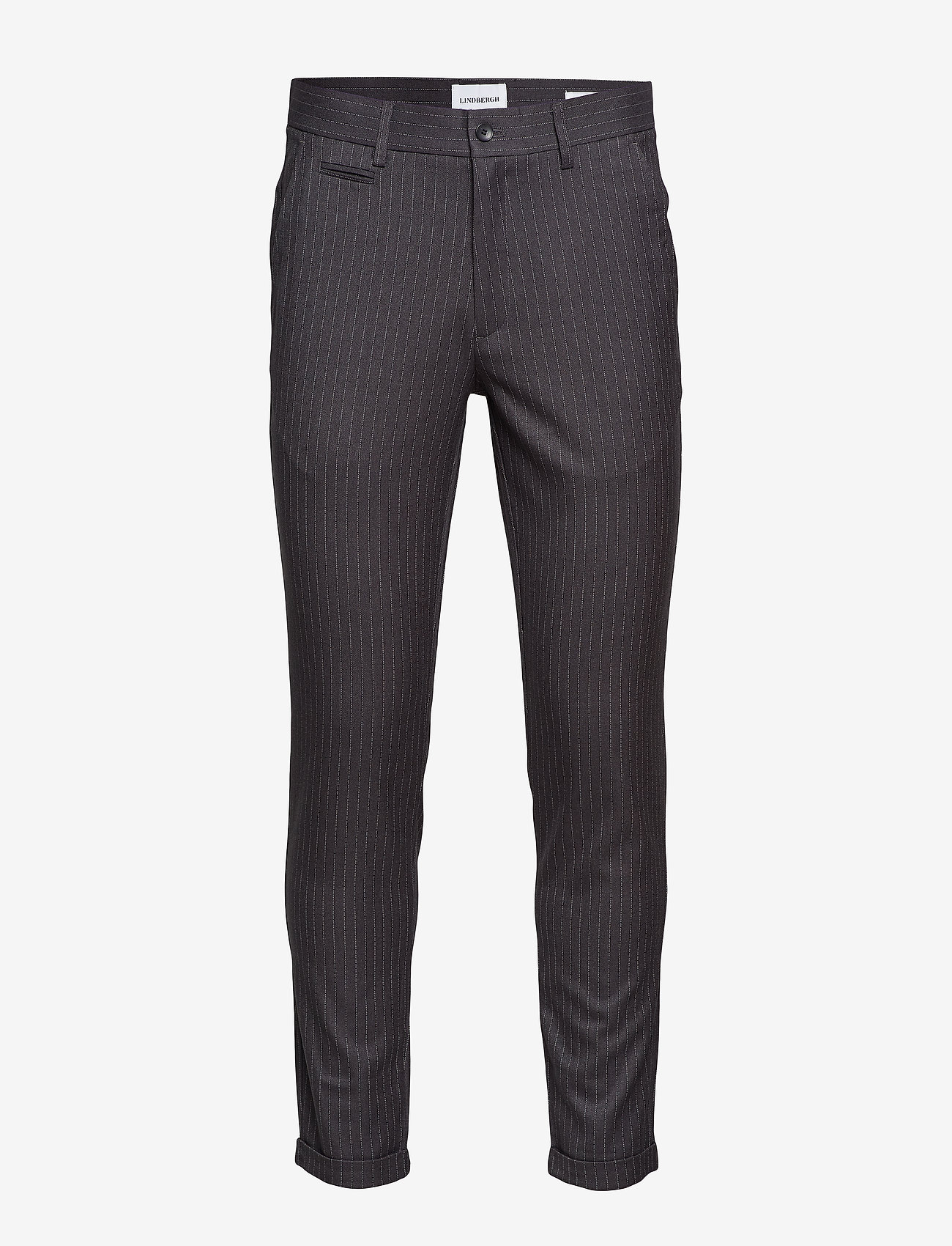 Lindbergh - Club pants - pin striped - grey mel - 0