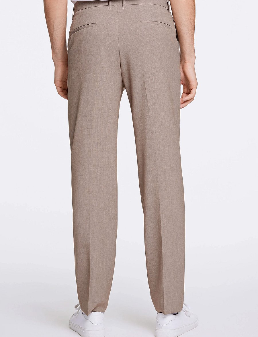 Lindbergh - Relaxed formal pants - anzugshosen - beige mix - 3